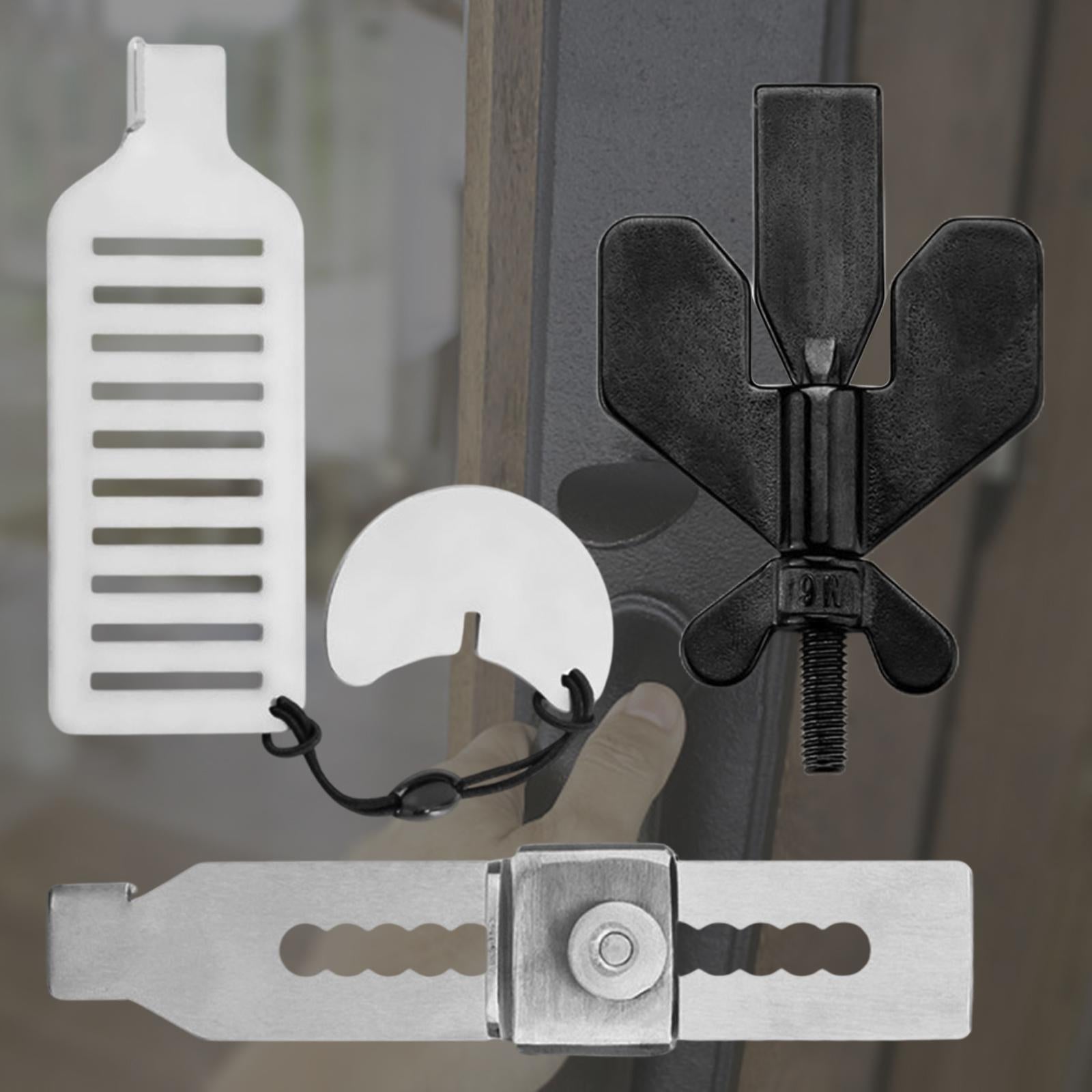 Portable Door Lock Anti-Theft for Apartment Traveling College 11.2x2.2cm