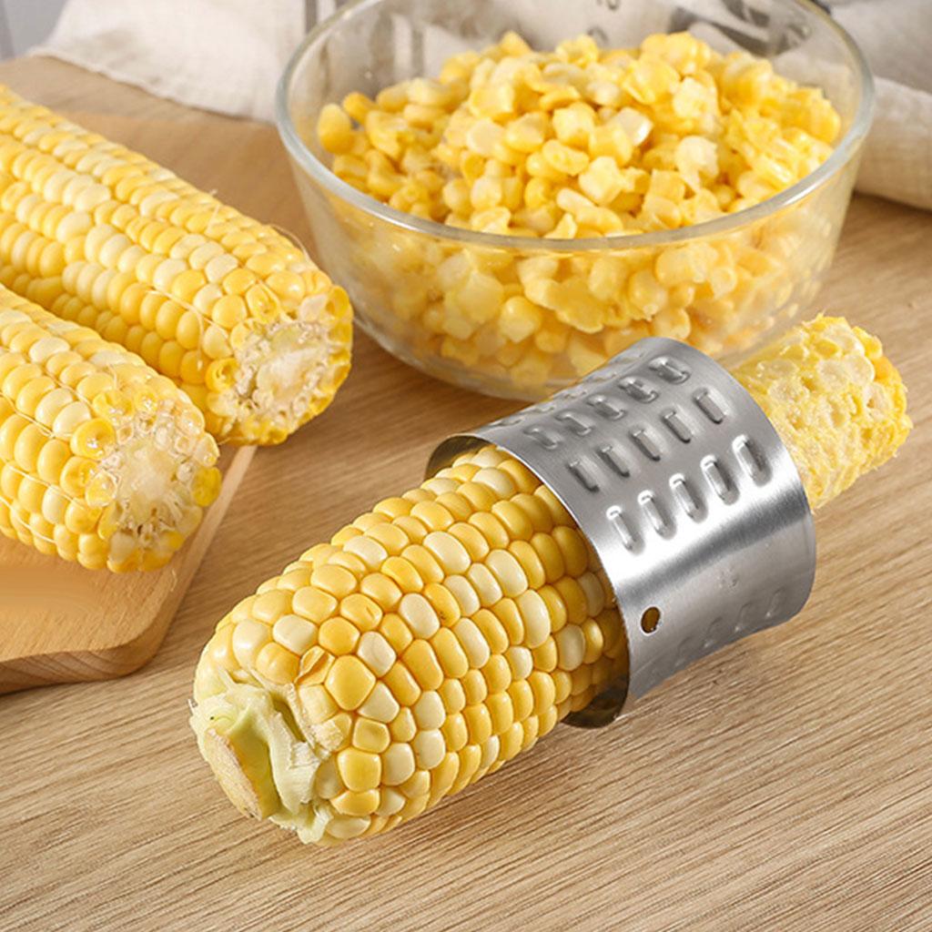 Manual Corn Slicer Peeler Corn Stripper Cutter for Household Kitchen Home