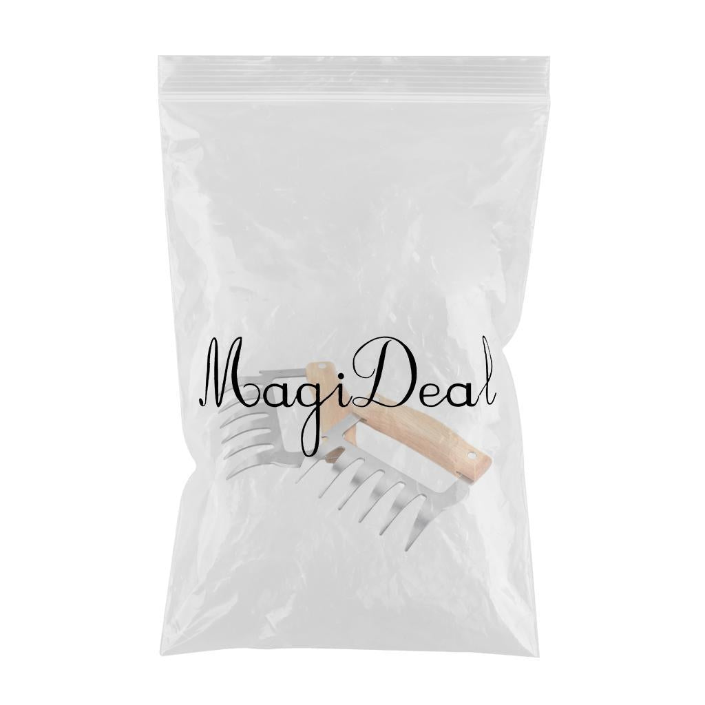 2x Meat Claws Meat Shredder Claws for Grilling Meats Chicken Wood