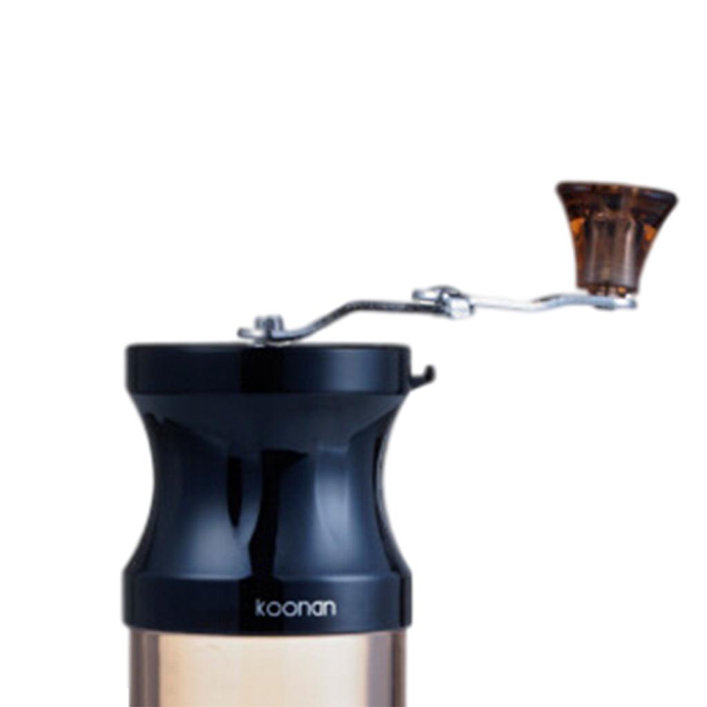 Manual Coffee Bean Grinder with Adjustable Coarseness for Camping Traveling