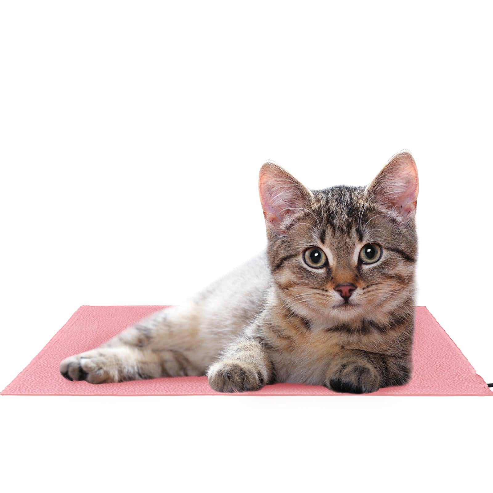 USB Electric Heating Pad Foldable Washable Adjustable for Shoulders pink