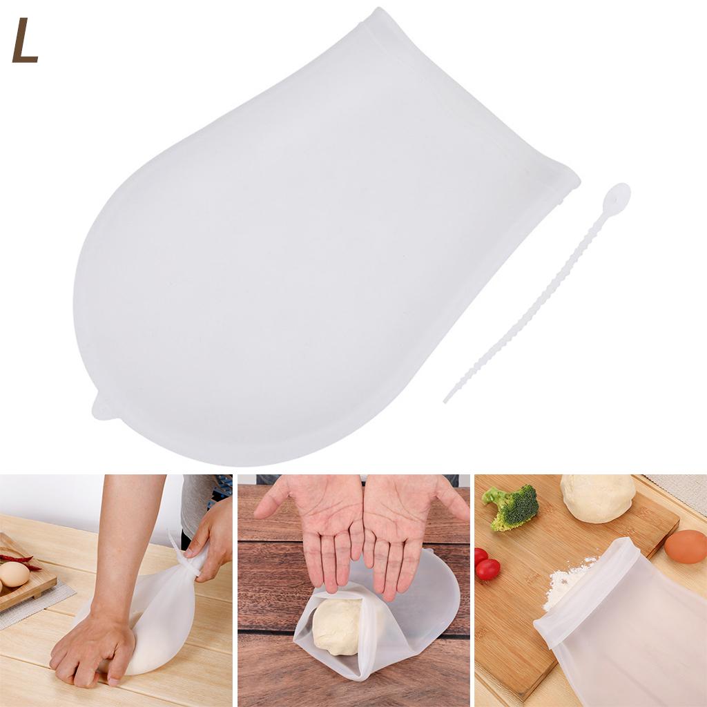 Silicone Kneading Bag Nonstick Dough Flour Mixer Bag for Bread Pizza L 6KG