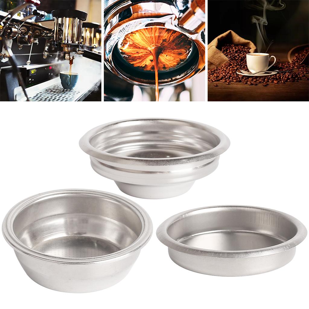 Stainless Steel Coffee Filters Replacement for Espresso Machines Single Cup