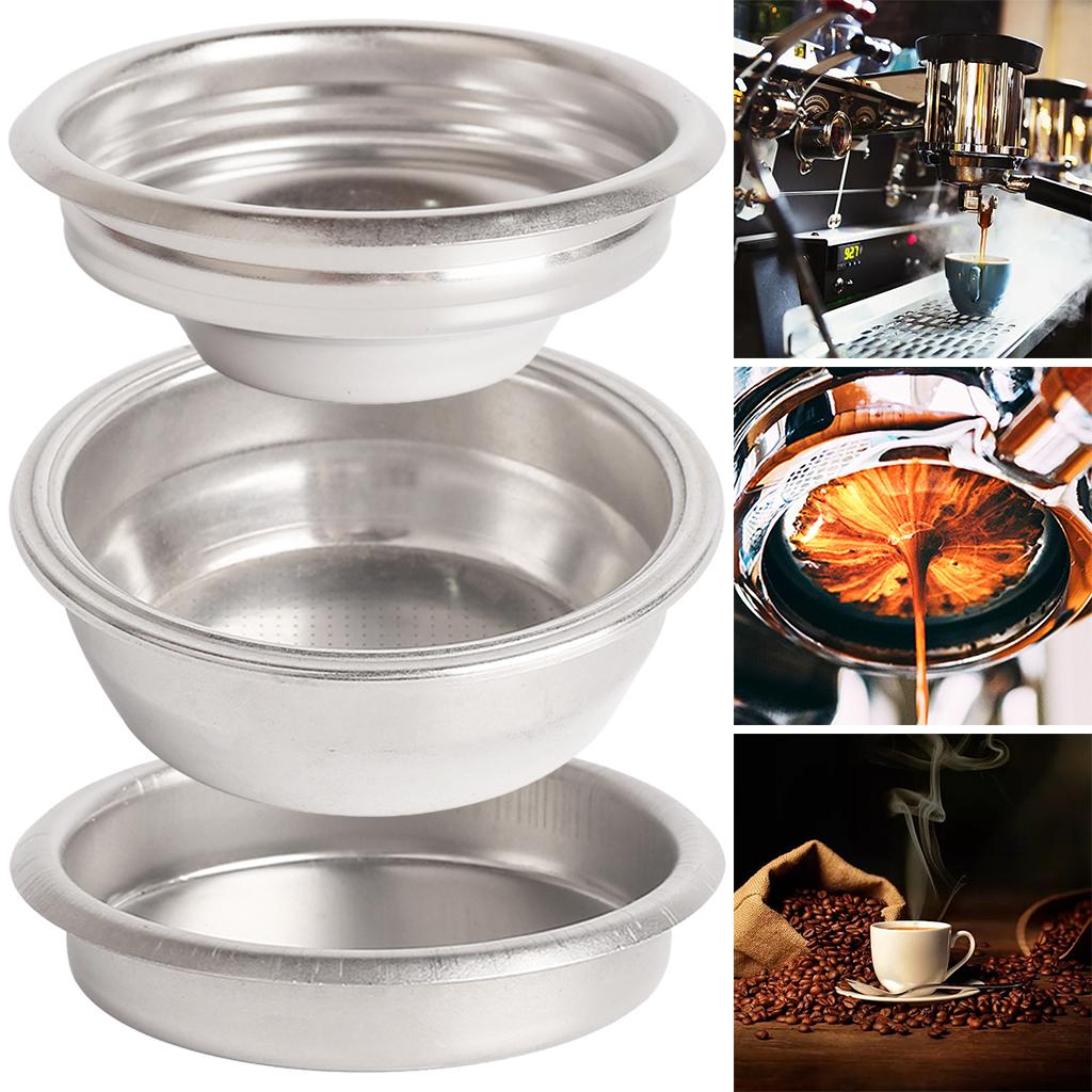 Stainless Steel Coffee Filters Replacement for Espresso Machines Single Cup
