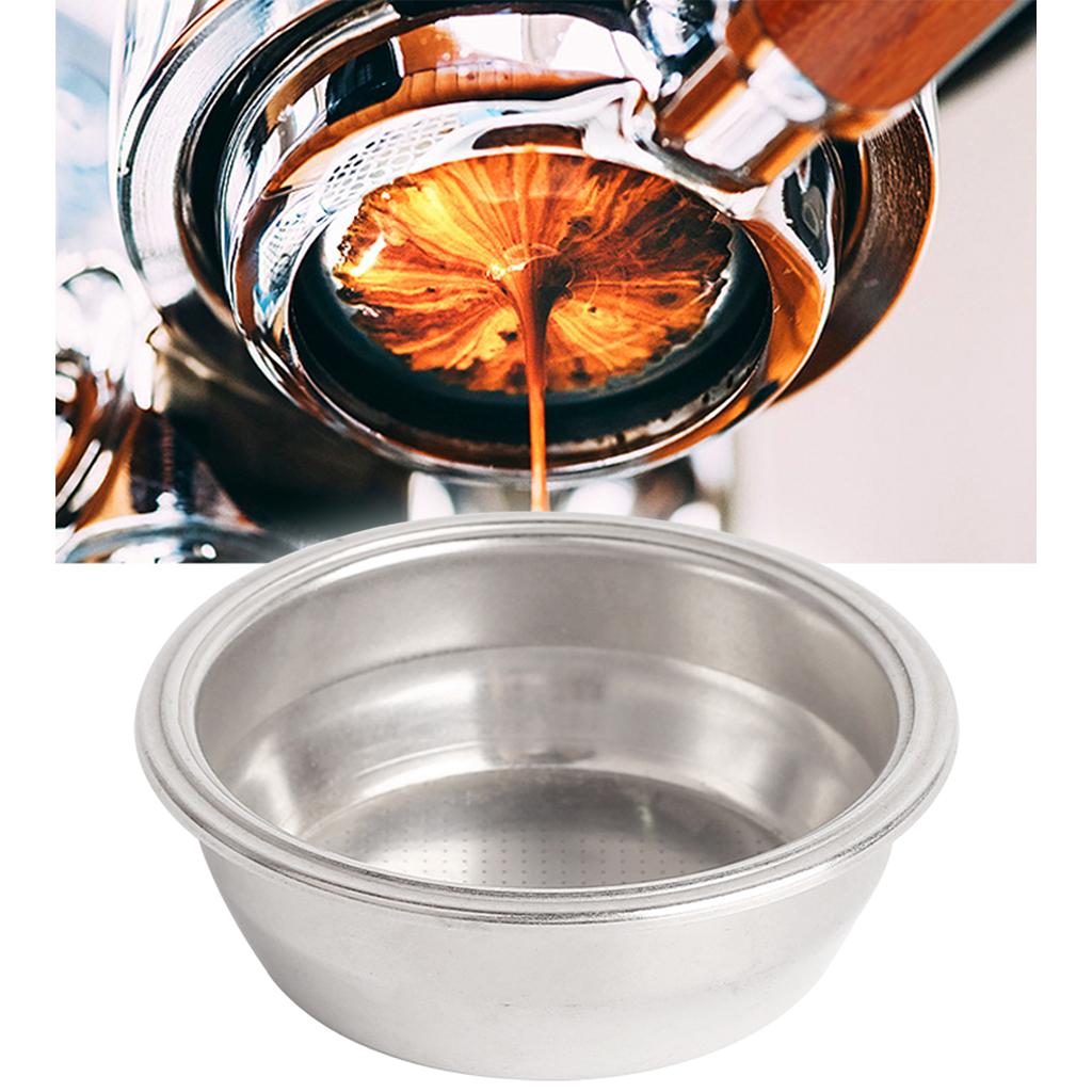 Stainless Steel Coffee Filters Replacement for Espresso Machines Double Cup