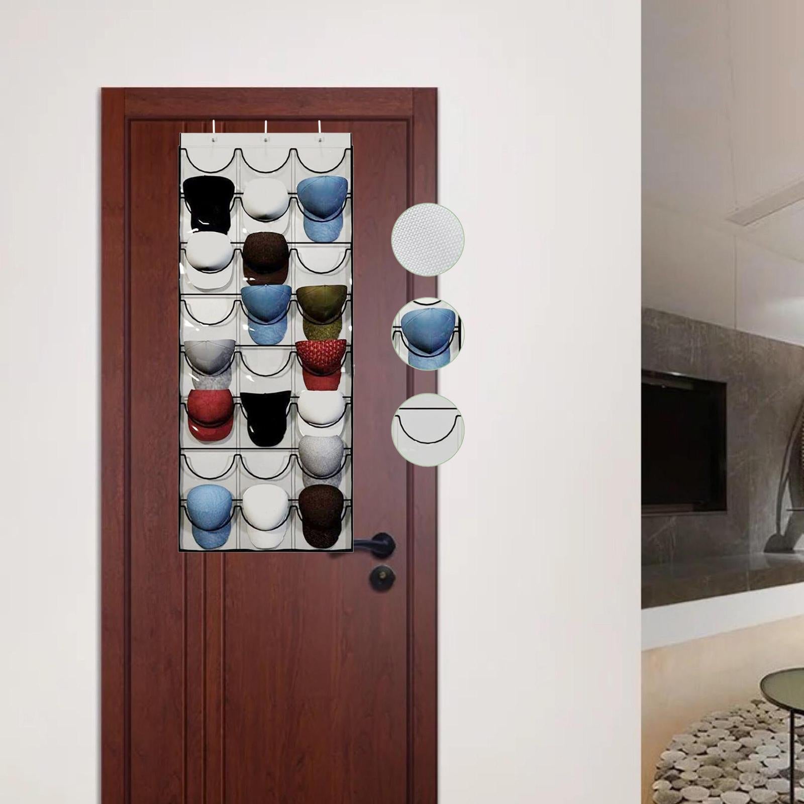 Hat Holder Rack Baseball Caps Storage Organizer Wall Mount Door Hang Holder