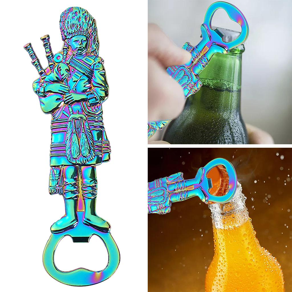 Zinc Alloy Bagpipe Bottle Openers Long-Term Use for Valentine'S Gift Kitchen