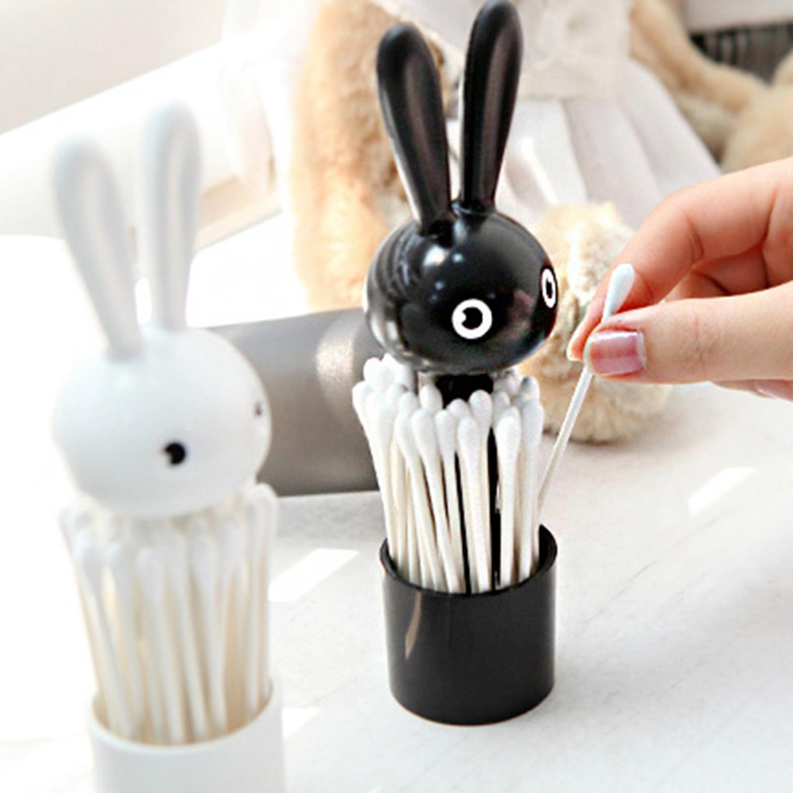 Cute Toothpick Dispensers Plastic Decorative Cartoon for Home black