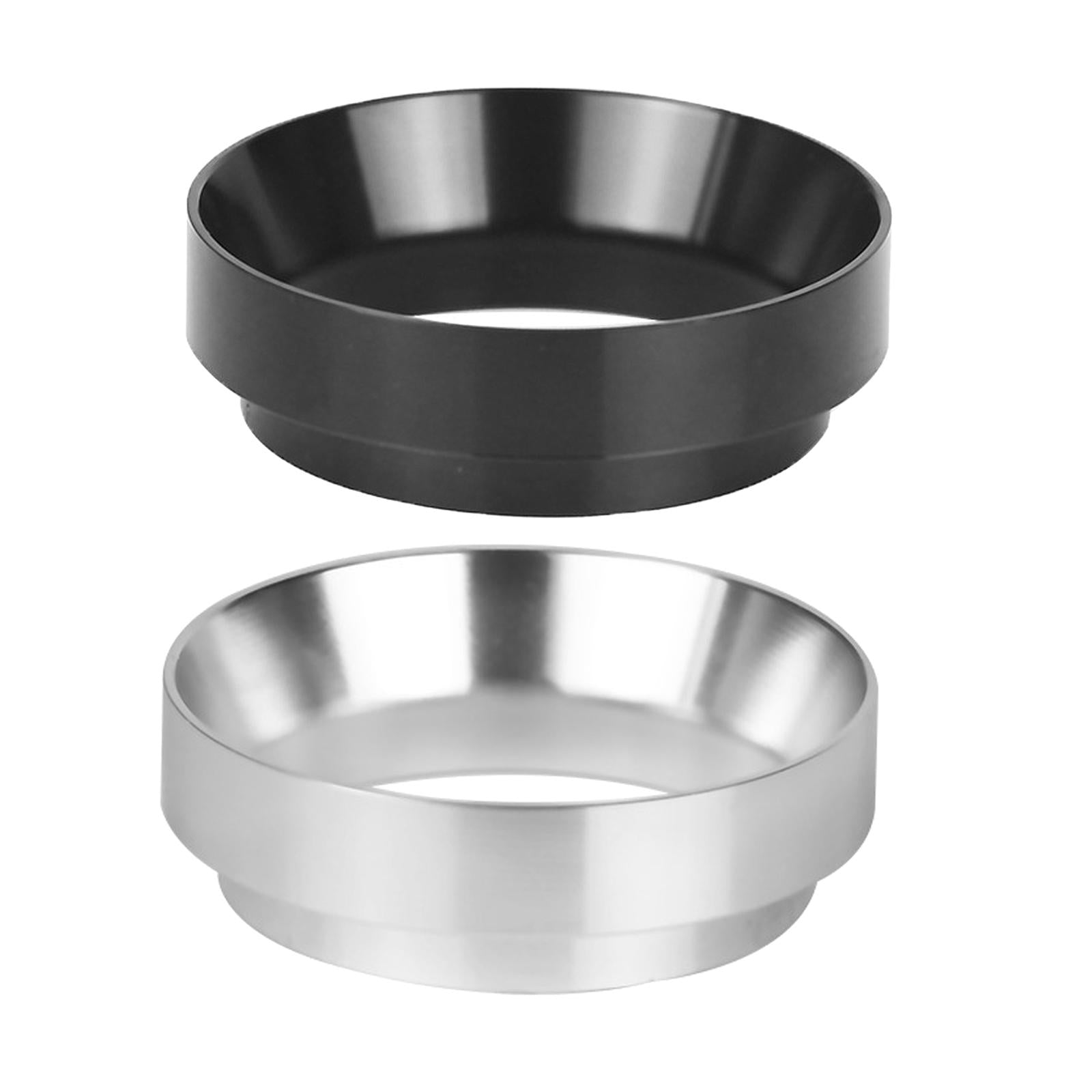 51mm Espresso Dosing Funnel Aluminum Alloy Coffee Dosing Rings Black