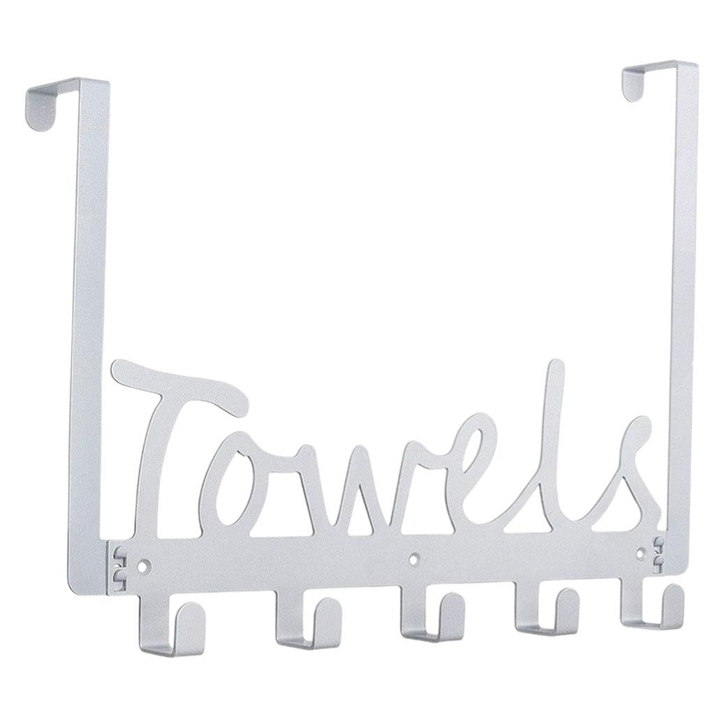 Door Hook Shower Towel Hooks Door Hanger Hook for Entryway White