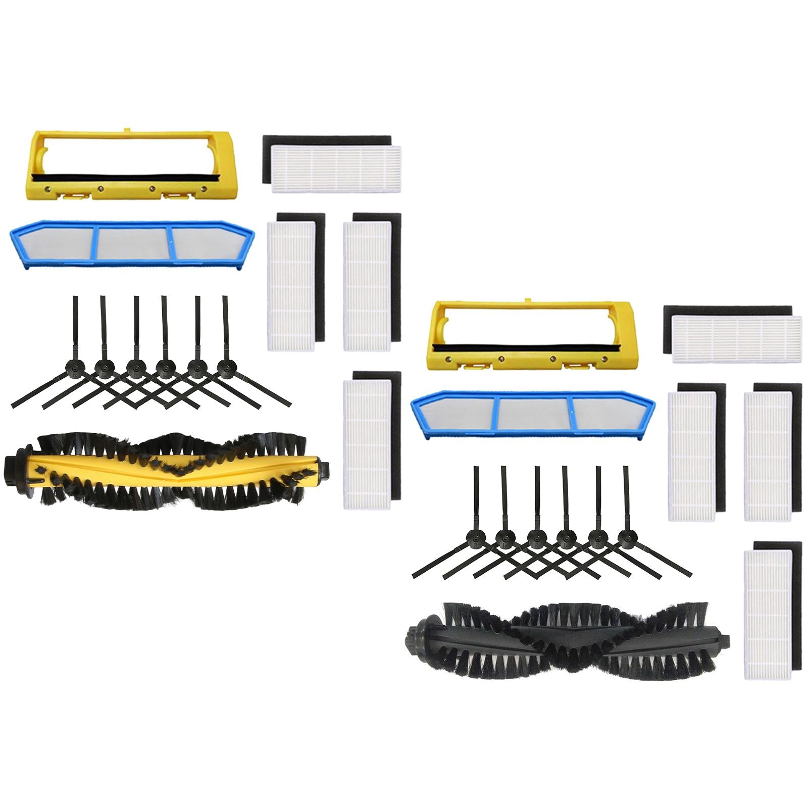 13 Pieces Robot Vacuum Sweeper Replacement for Ilife A4 Robot Vacuum Cleaner