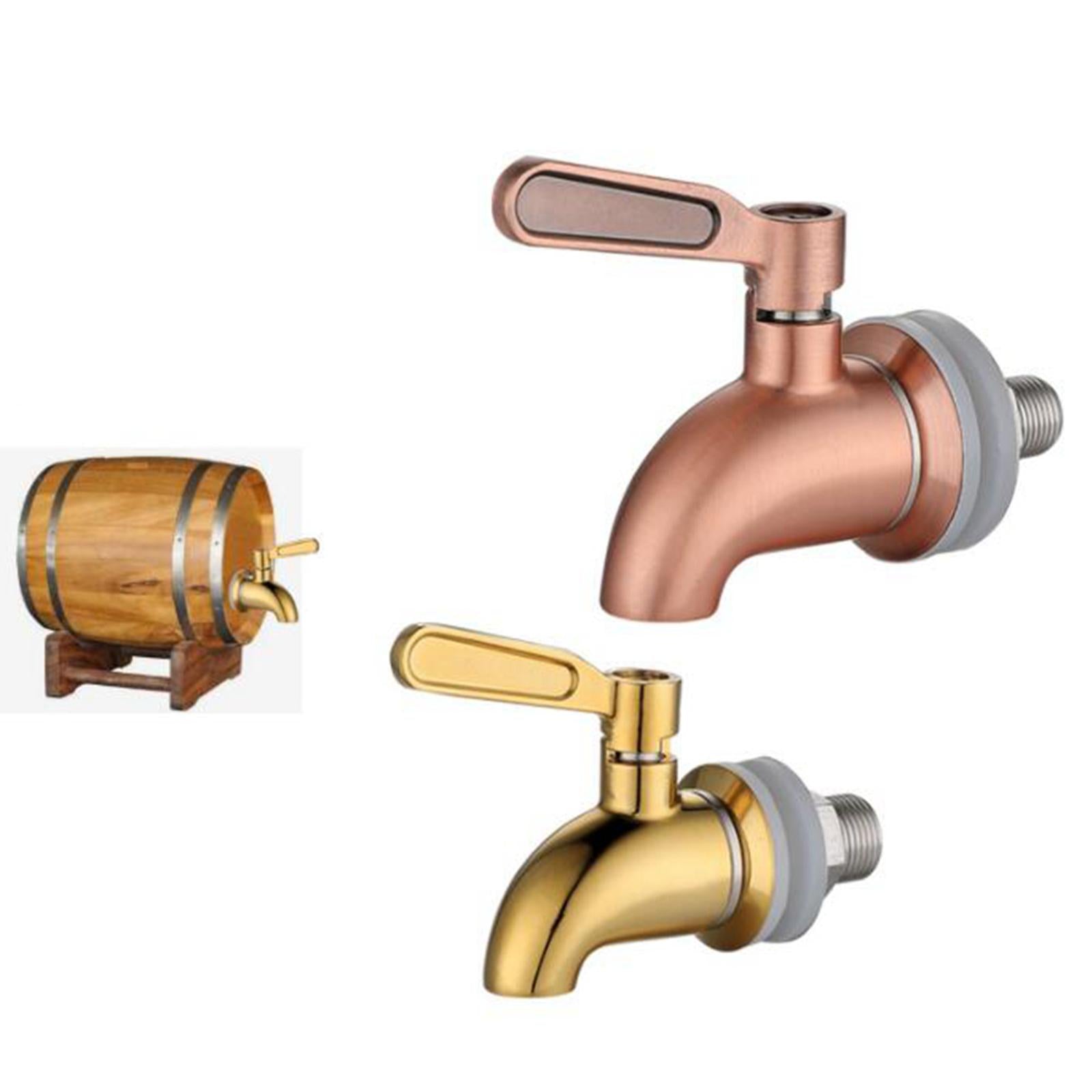 16mm Water Spigot Wine Barrel Tap Accessories for Juice Cold Gold
