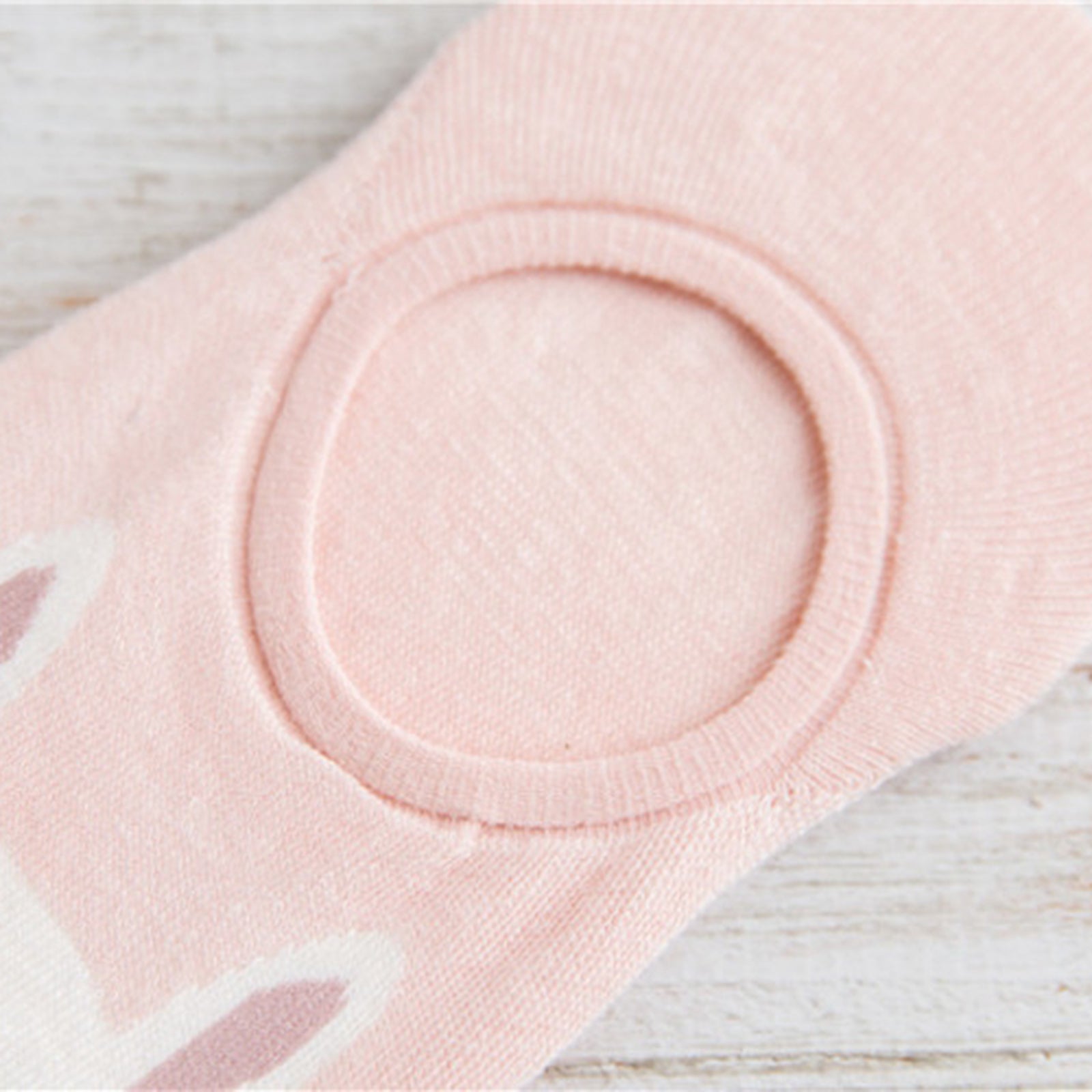 Women's 5 Pairs No Show Invisible Socks Non Slip Casual Socks Pink Cat