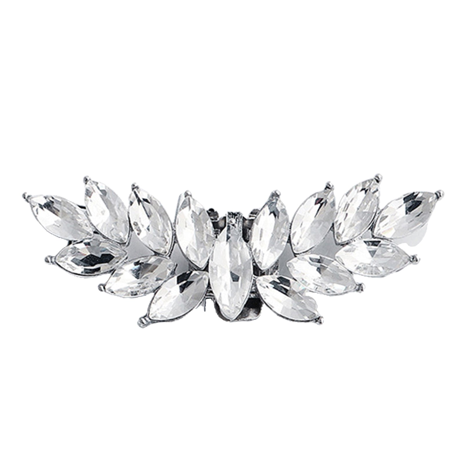 Rhinestone Bridal Shoe Clips Applique Patch with Beaded Crystal Decoration