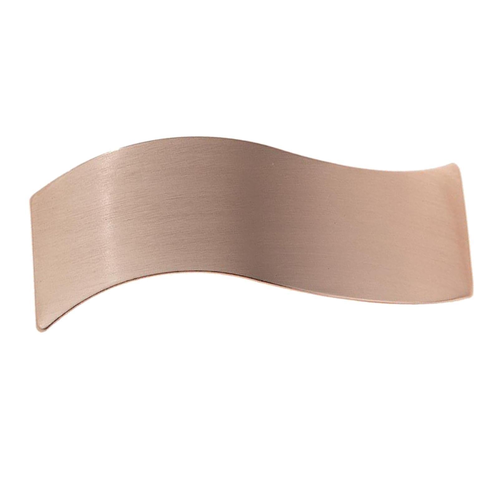 Fashion Metal Alligator Hair Clip Spring Hair Barrettes Hair Pins Rose Gold