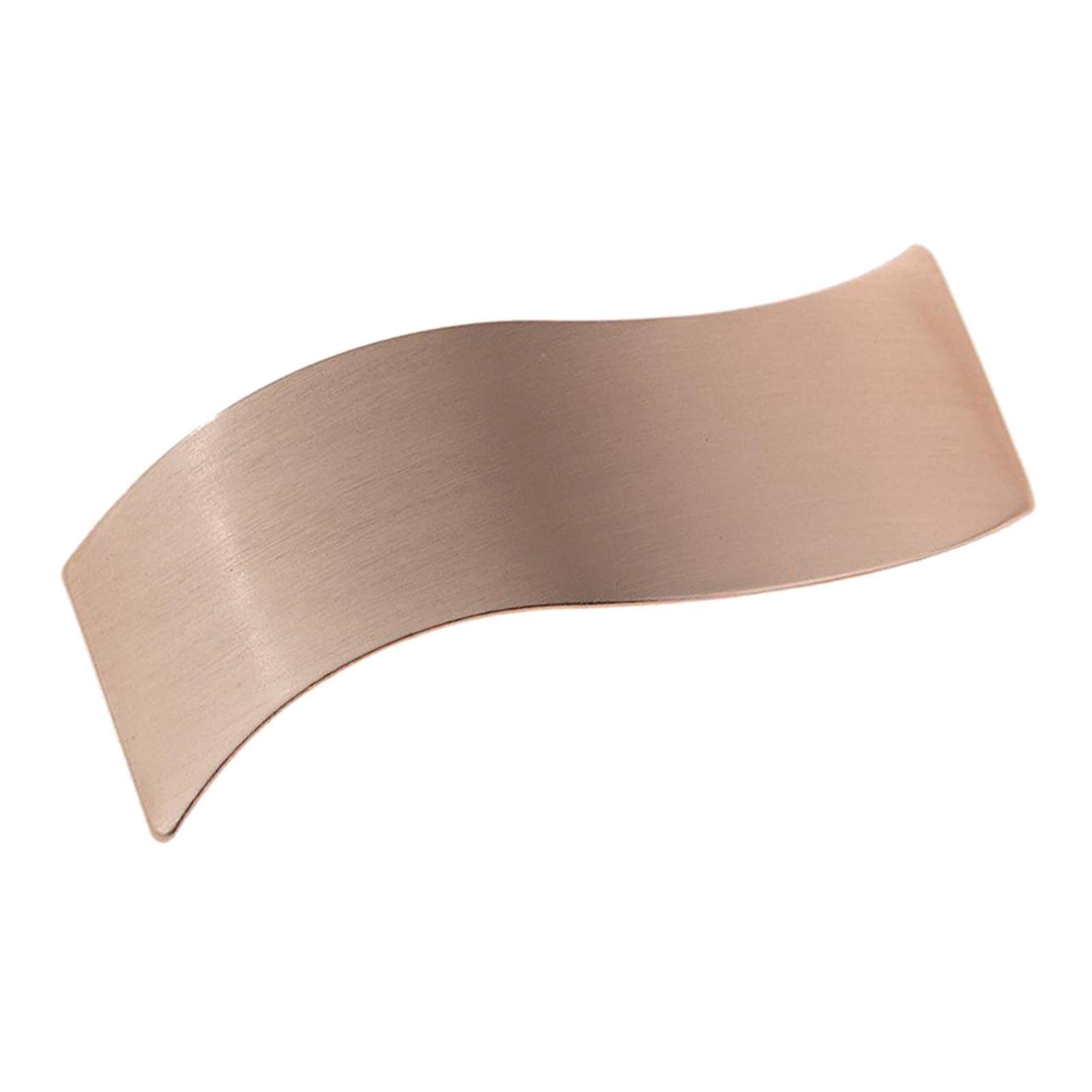Fashion Metal Alligator Hair Clip Spring Hair Barrettes Hair Pins Rose Gold