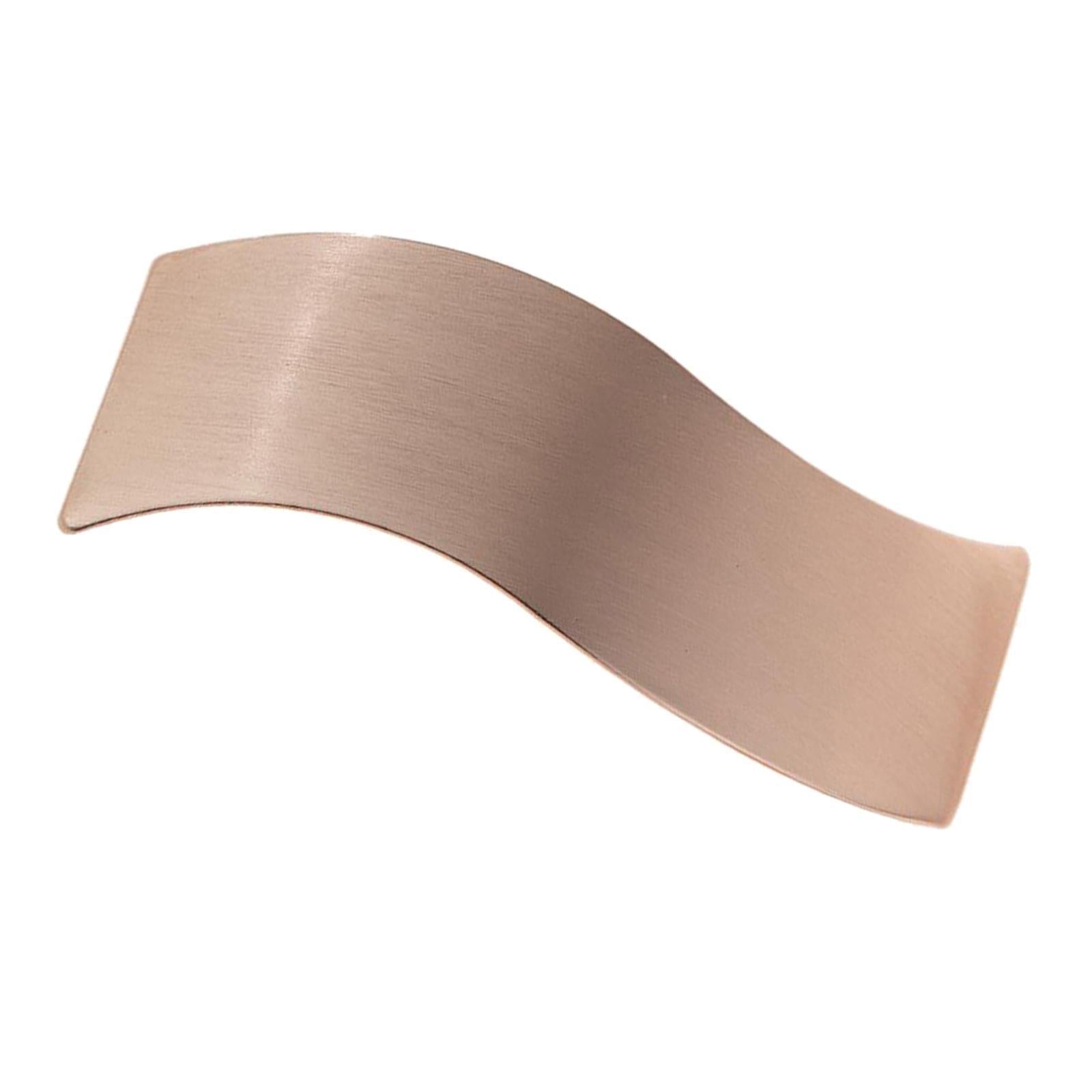 Fashion Metal Alligator Hair Clip Spring Hair Barrettes Hair Pins Rose Gold