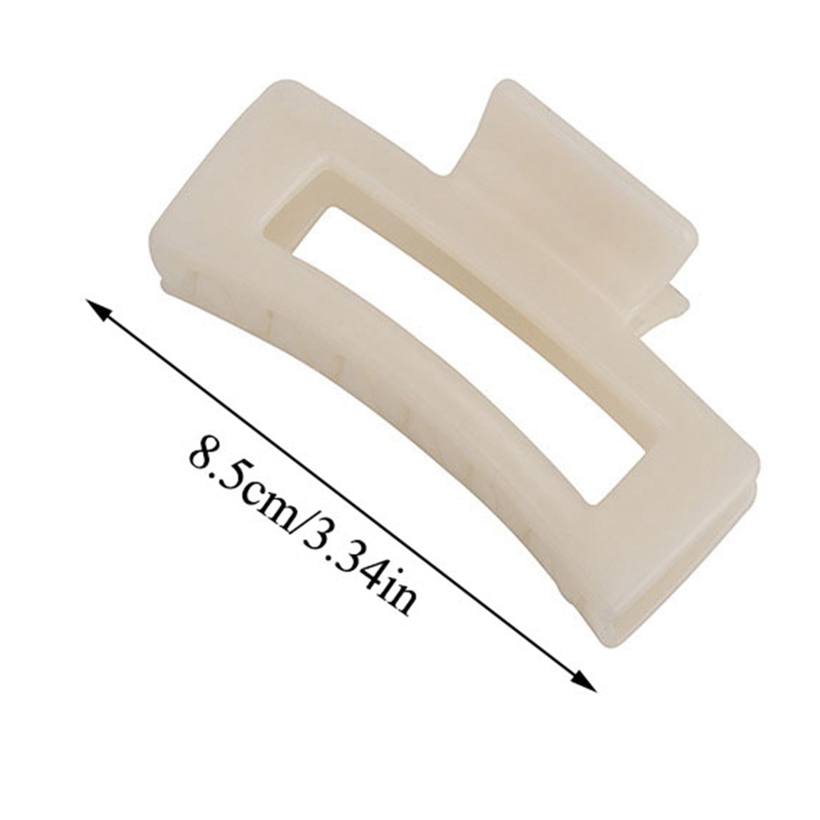 Half Claw Hair Clip Acrylic Hair Jaw Paw Hair Accessories Beige