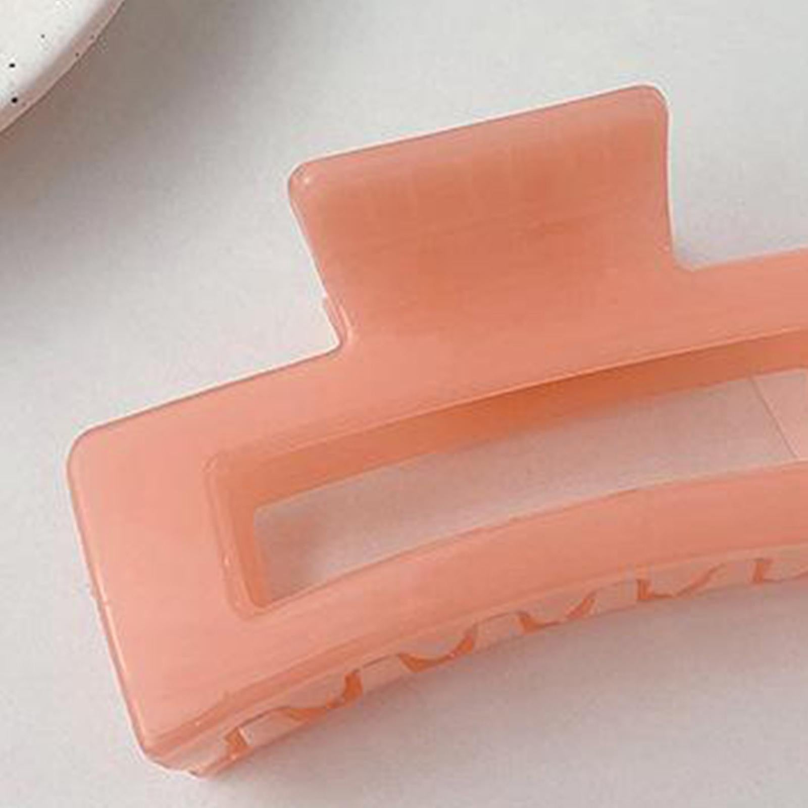 Half Claw Hair Clip Acrylic Hair Jaw Paw Hair Accessories Orange