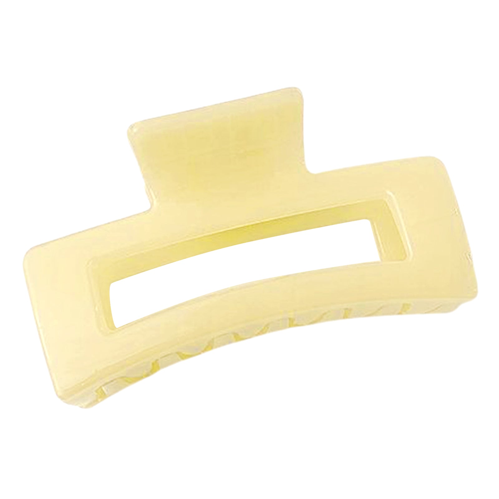 Half Claw Hair Clip Acrylic Hair Jaw Paw Hair Accessories Yellow