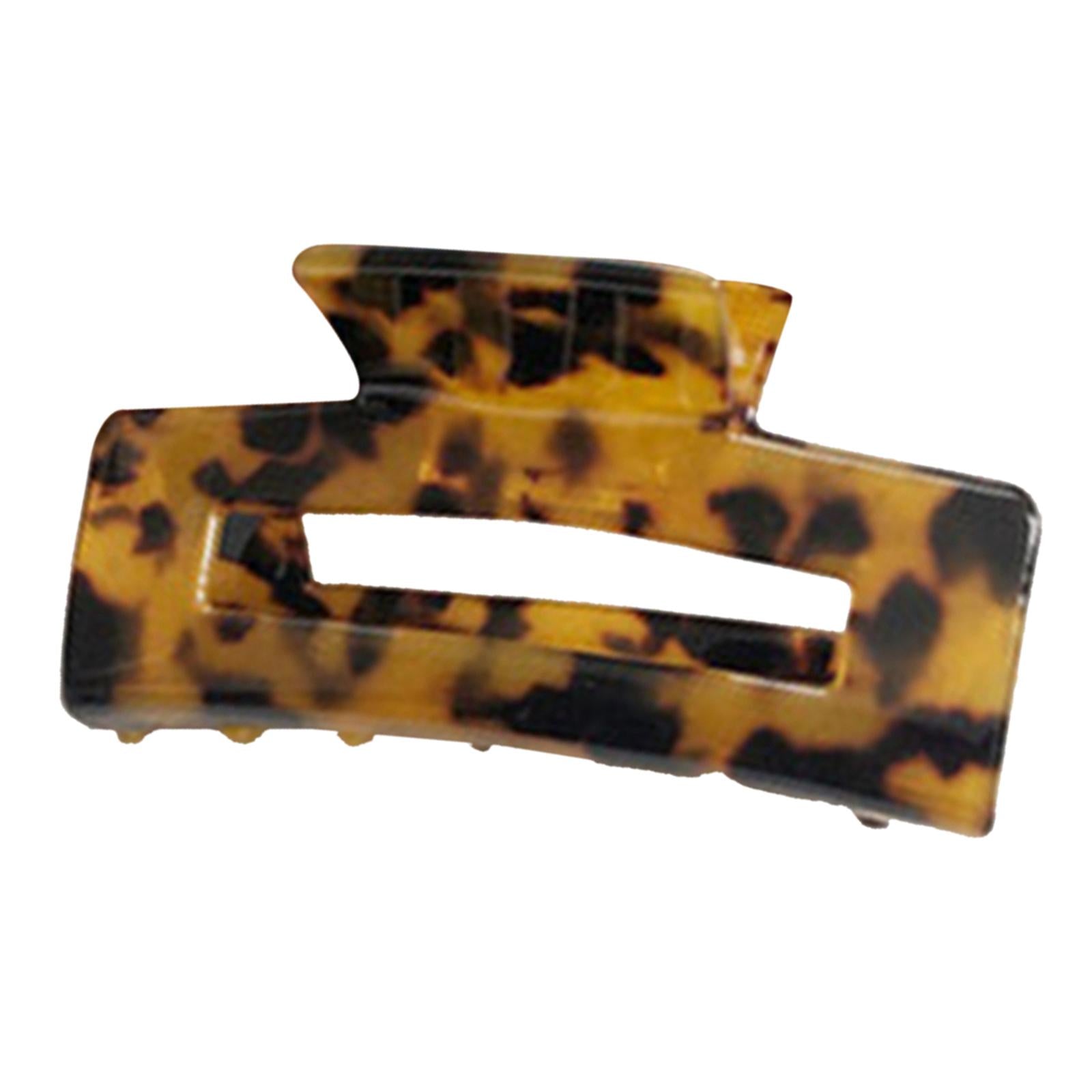 Half Claw Hair Clip Acrylic Hair Jaw Paw Hair Accessories Dark Leopard