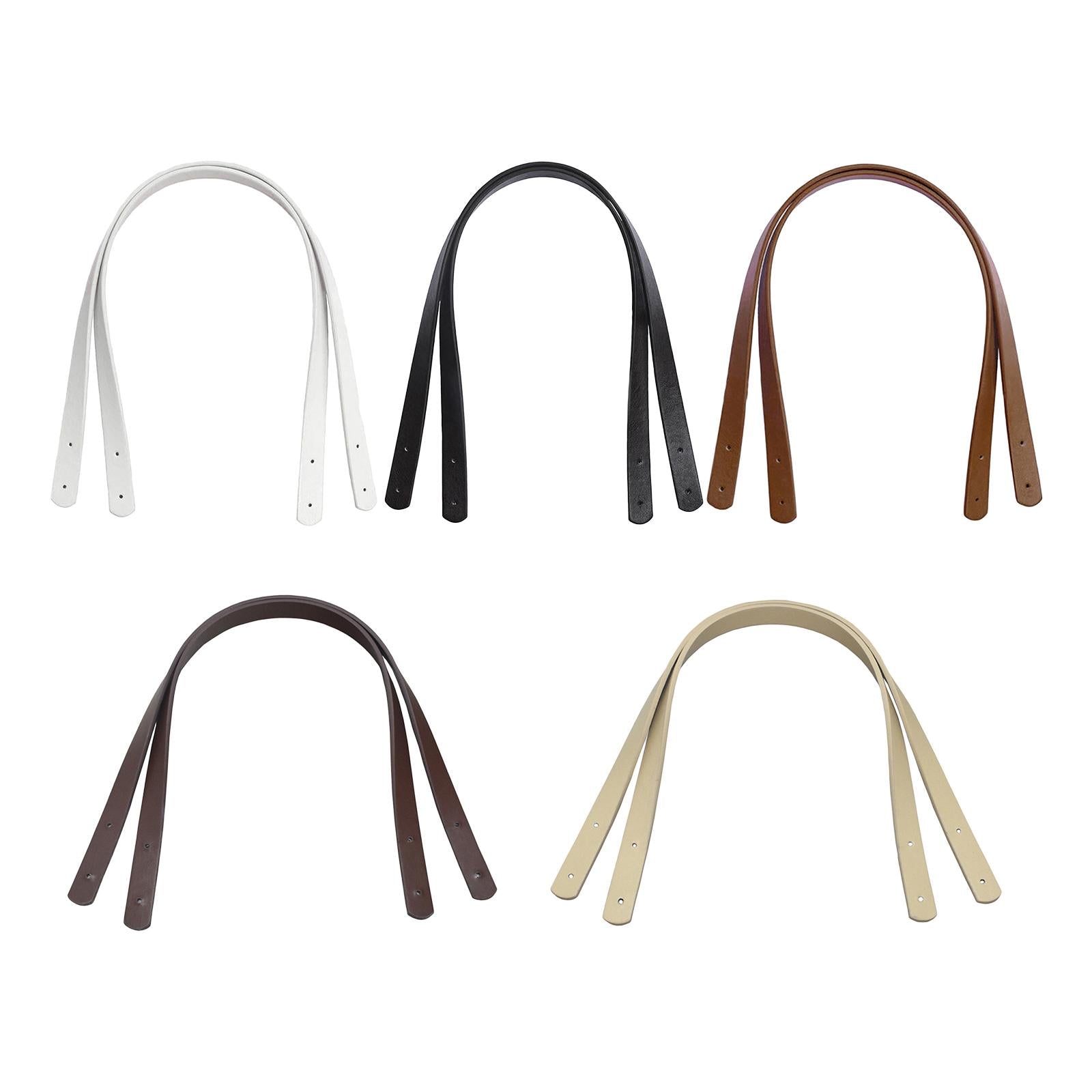 2x Bag Strap Belt Shoulder Bag Replacement Handle 60CM White