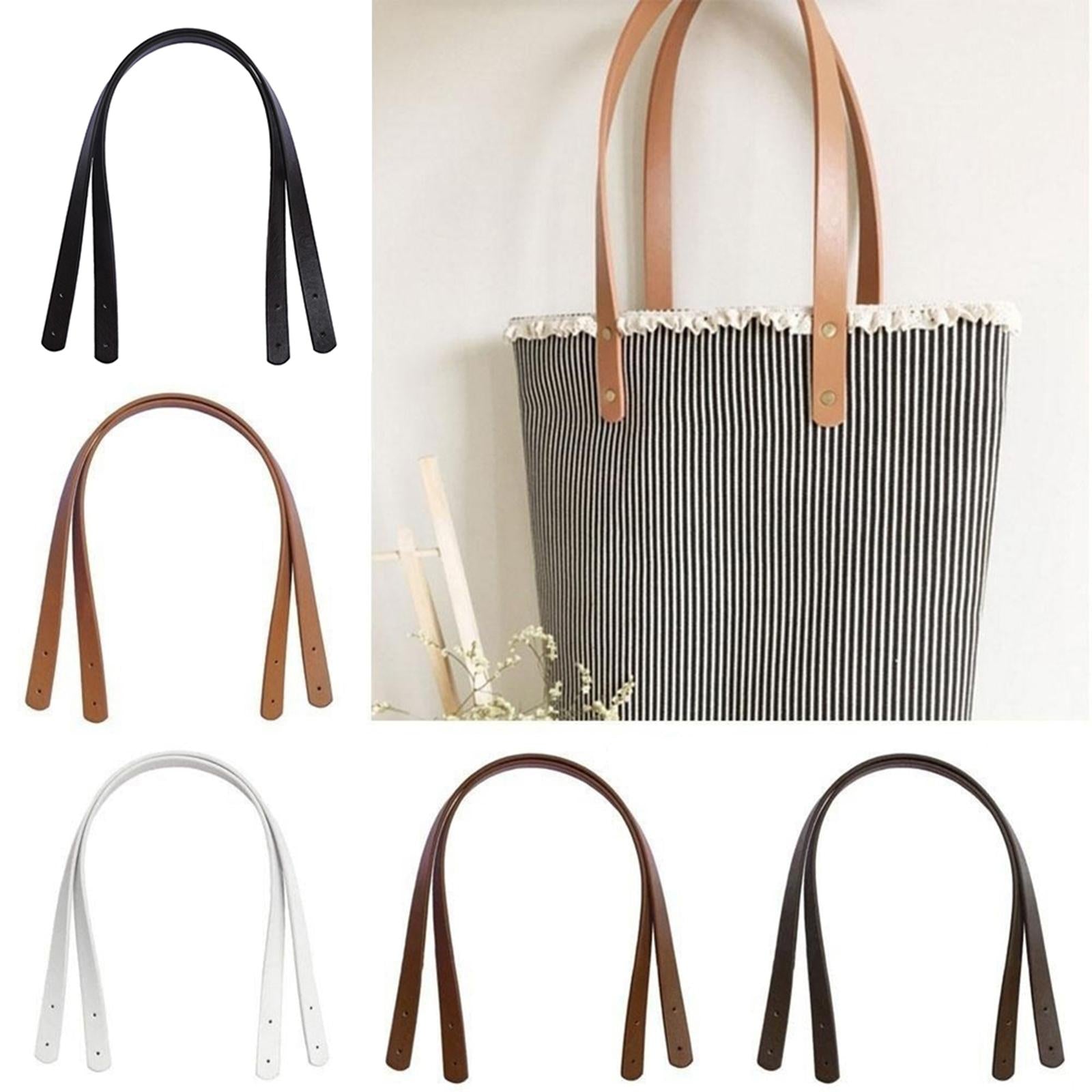 2x Bag Strap Belt Shoulder Bag Replacement Handle 60CM White