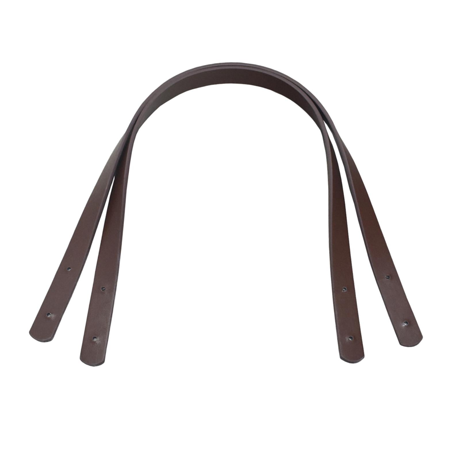 2x Bag Strap Belt Shoulder Bag Replacement Handle 60CM Dark Brown
