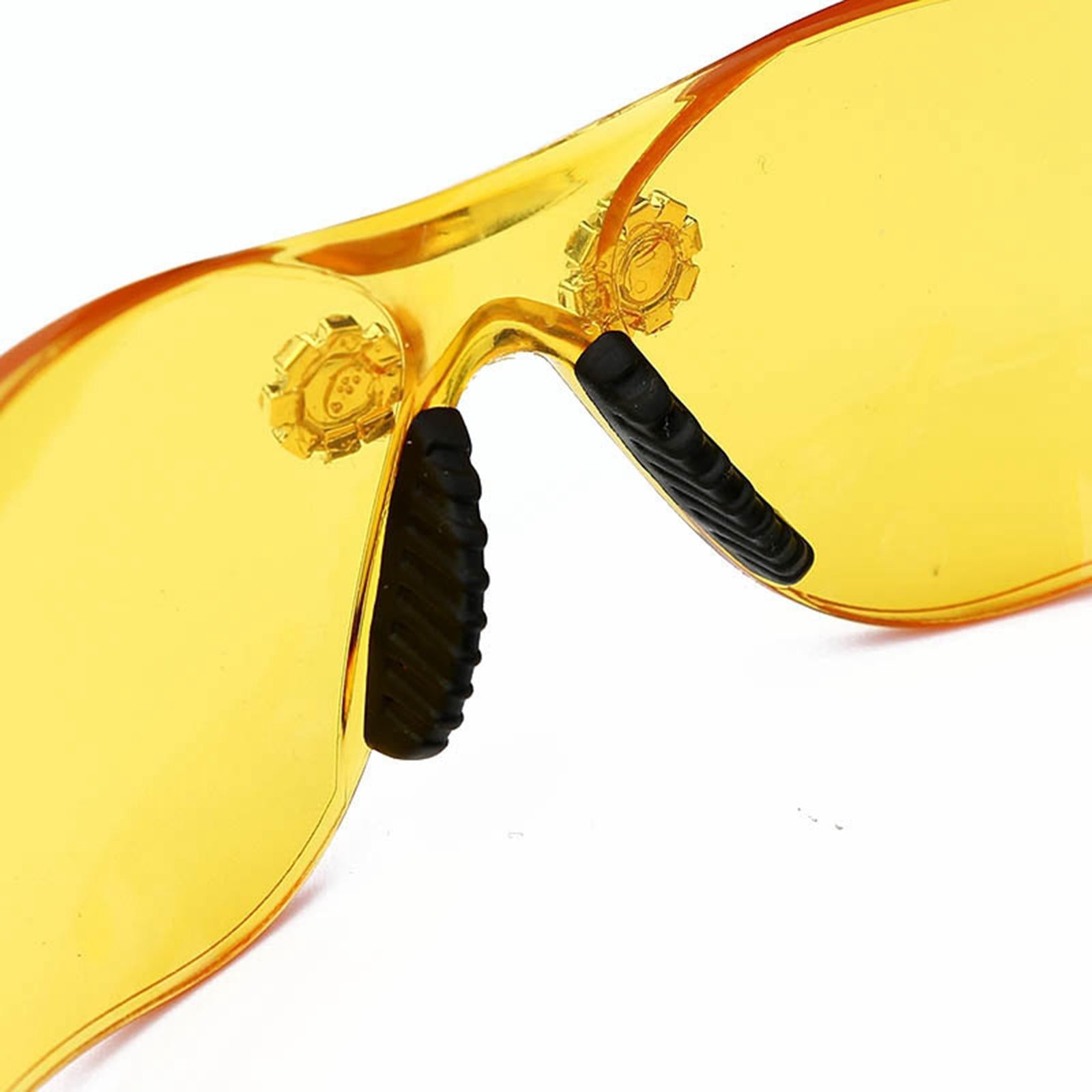 Frameless Crystal Sunglasses PC Sun Glasses Sport Party Supplies Yellow Lens