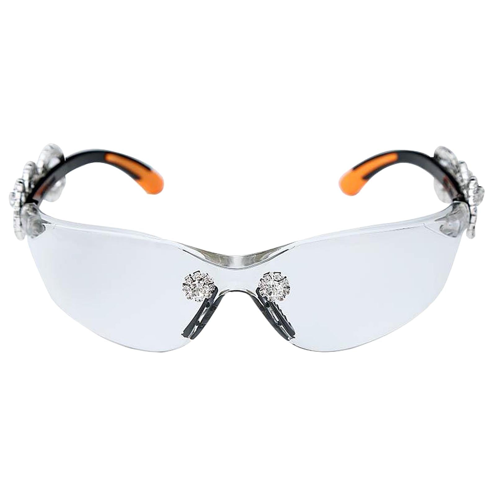 Frameless Crystal Sunglasses PC Sun Glasses Sport Party Supplies Clear Lens