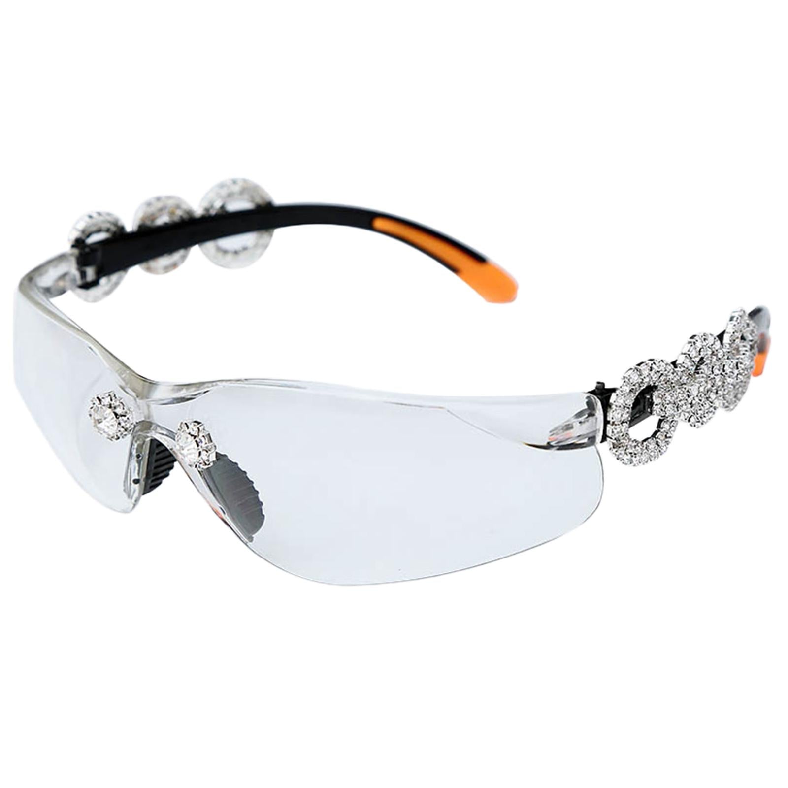 Frameless Crystal Sunglasses PC Sun Glasses Sport Party Supplies Clear Lens