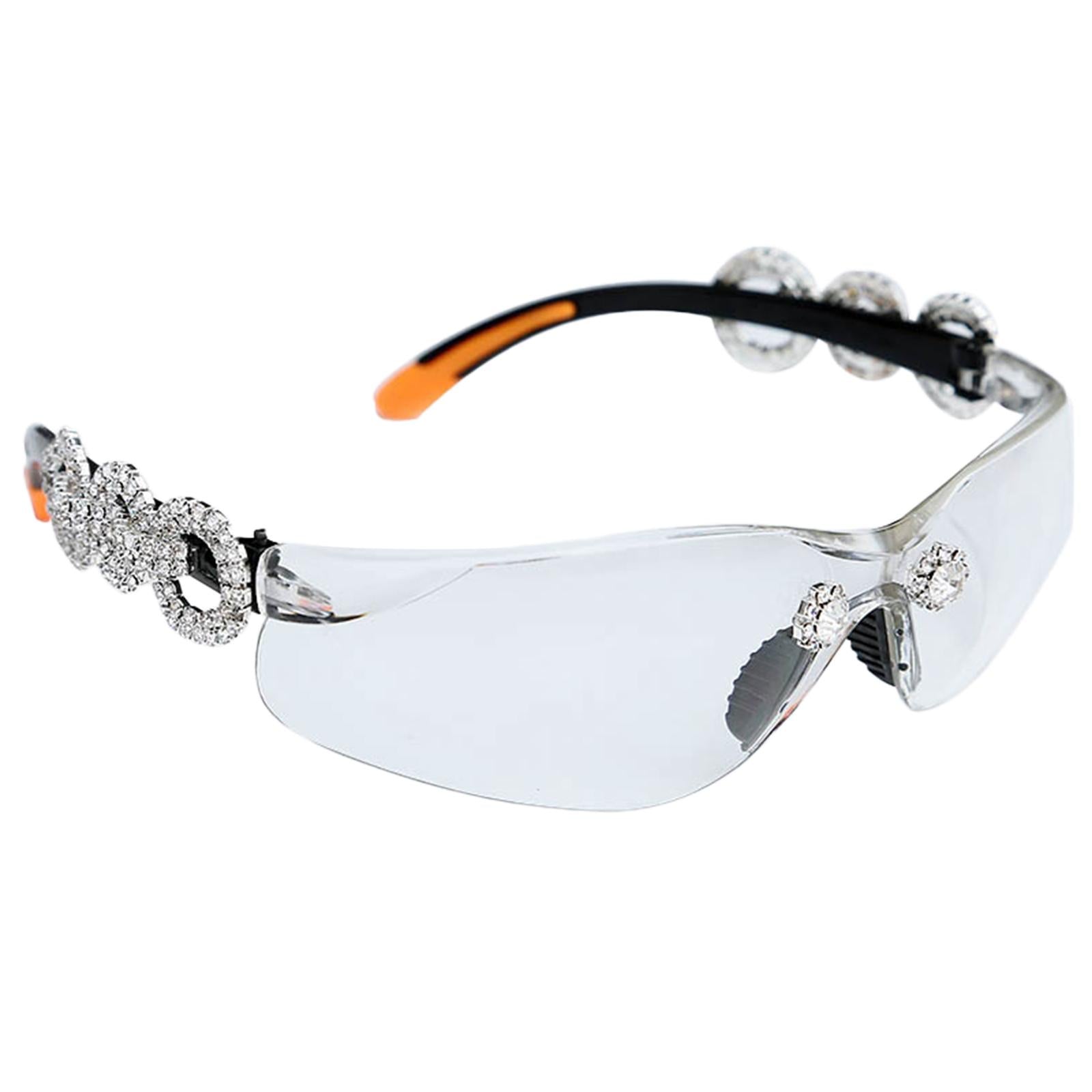 Frameless Crystal Sunglasses PC Sun Glasses Sport Party Supplies Clear Lens