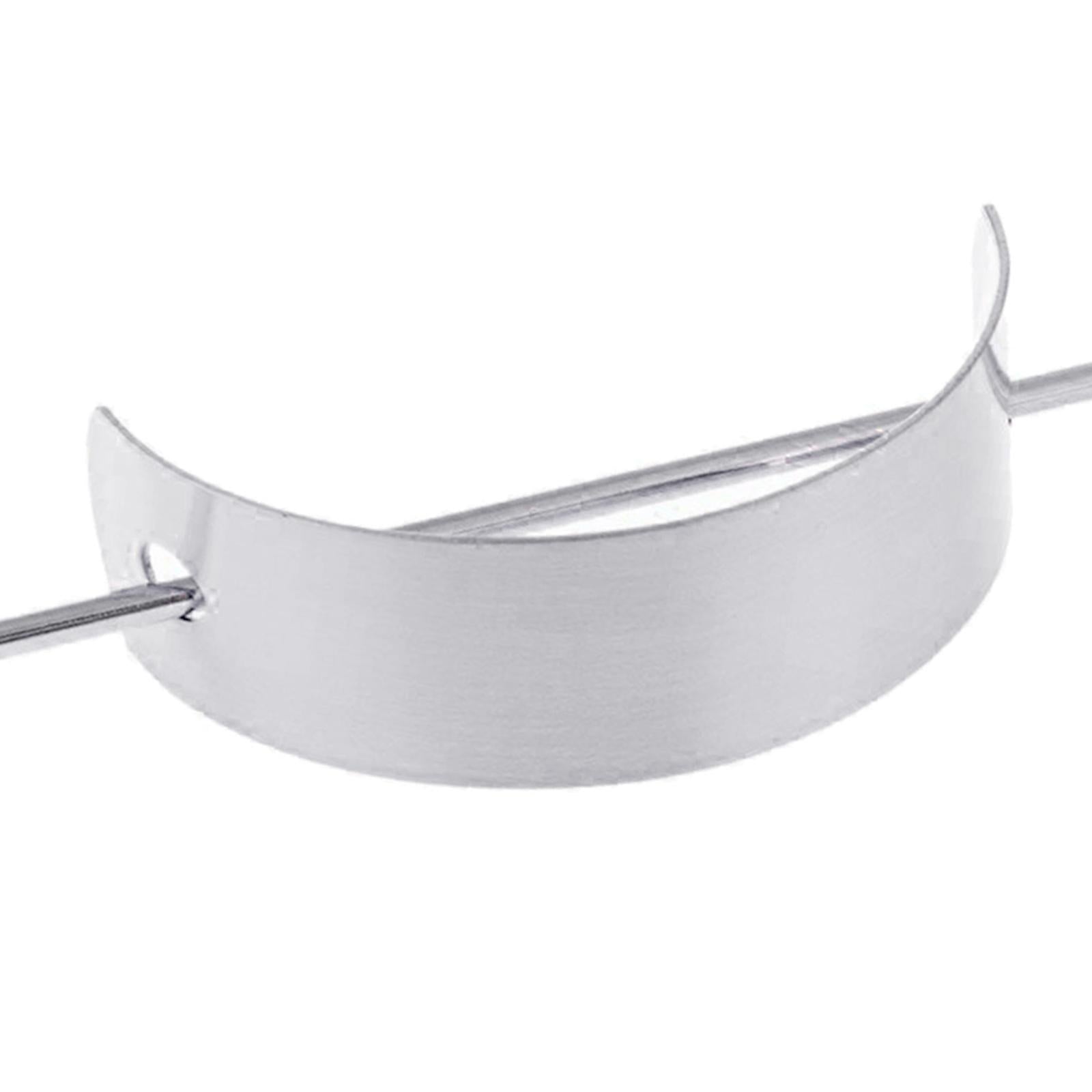 Hair Cuff Bun Holder U Shaped Brushed Hair Stick Women Girl Chignon Silver