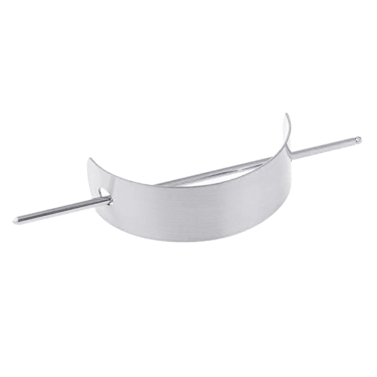Hair Cuff Bun Holder U Shaped Brushed Hair Stick Women Girl Chignon Silver