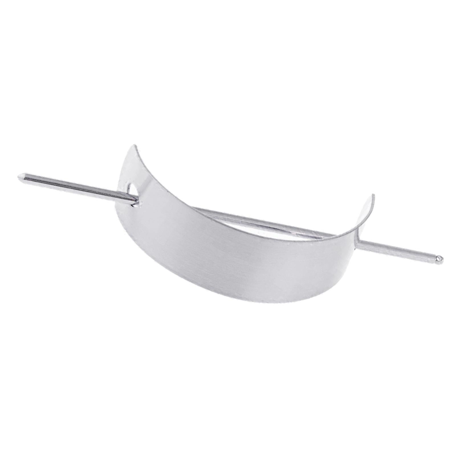 Hair Cuff Bun Holder U Shaped Brushed Hair Stick Women Girl Chignon Silver