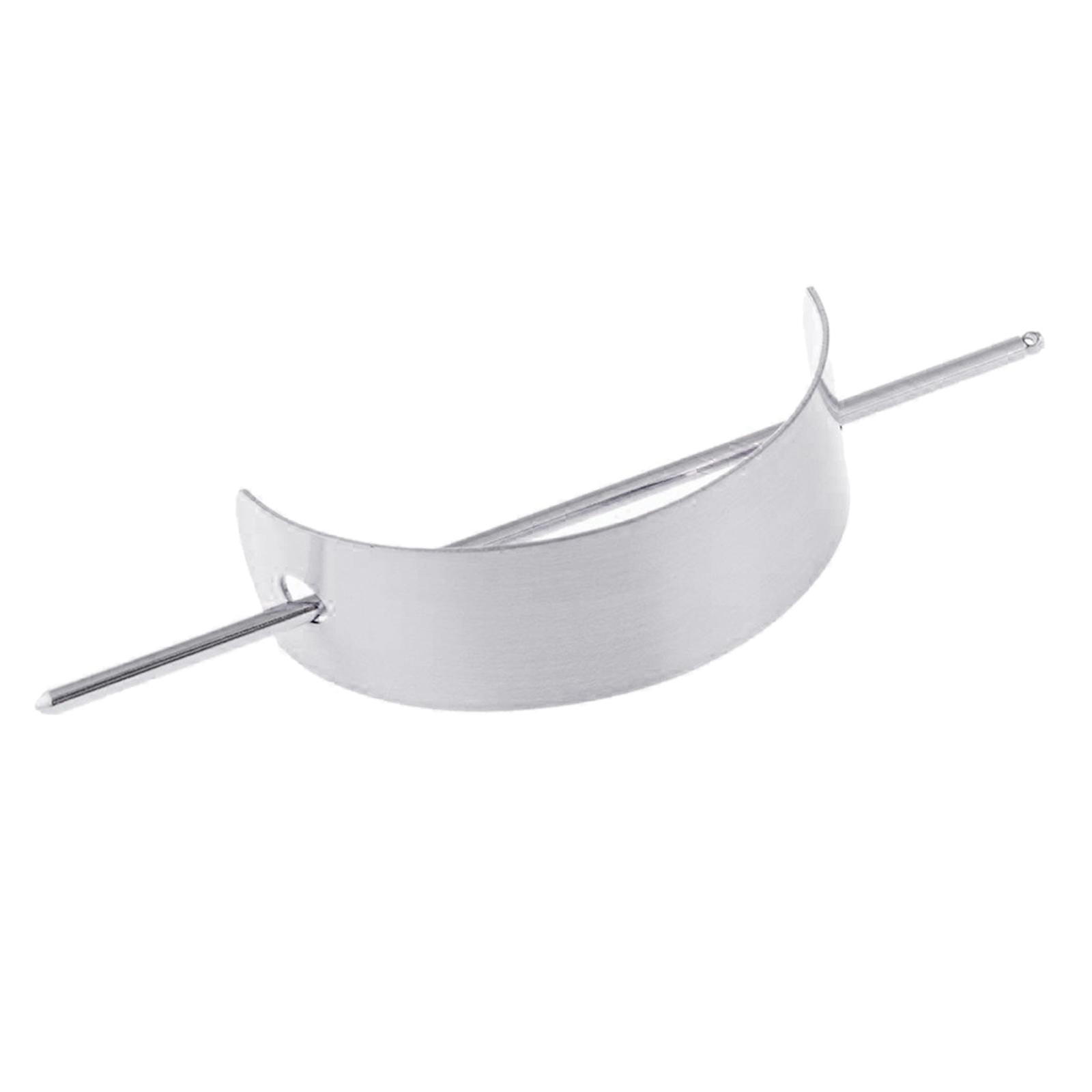 Hair Cuff Bun Holder U Shaped Brushed Hair Stick Women Girl Chignon Silver