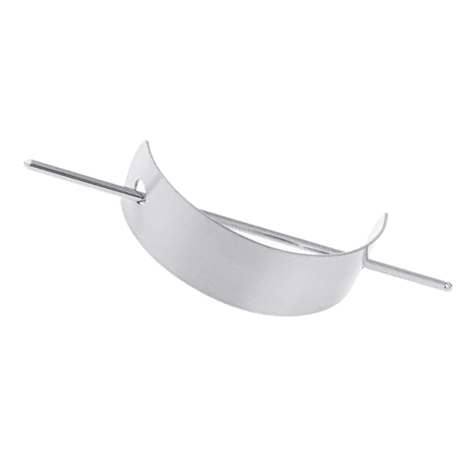 Hair Cuff Bun Holder U Shaped Brushed Hair Stick Women Girl Chignon Silver