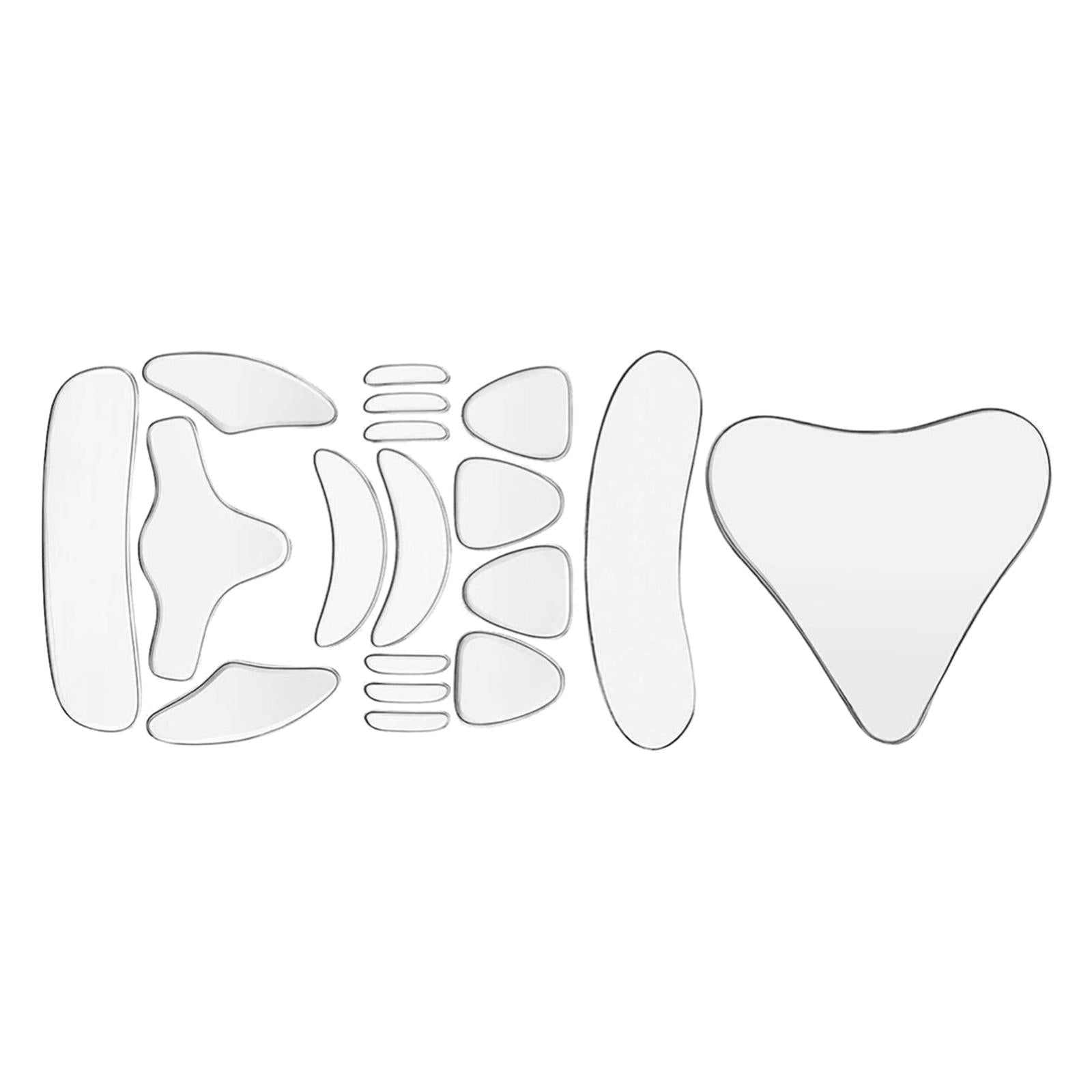 18 Pcs Facial Wrinkle Patches Anti-Aging Stripes for Forehead Eye Neck Chest