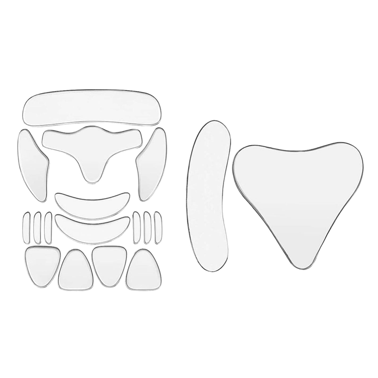 18 Pcs Facial Wrinkle Patches Anti-Aging Stripes for Forehead Eye Neck Chest