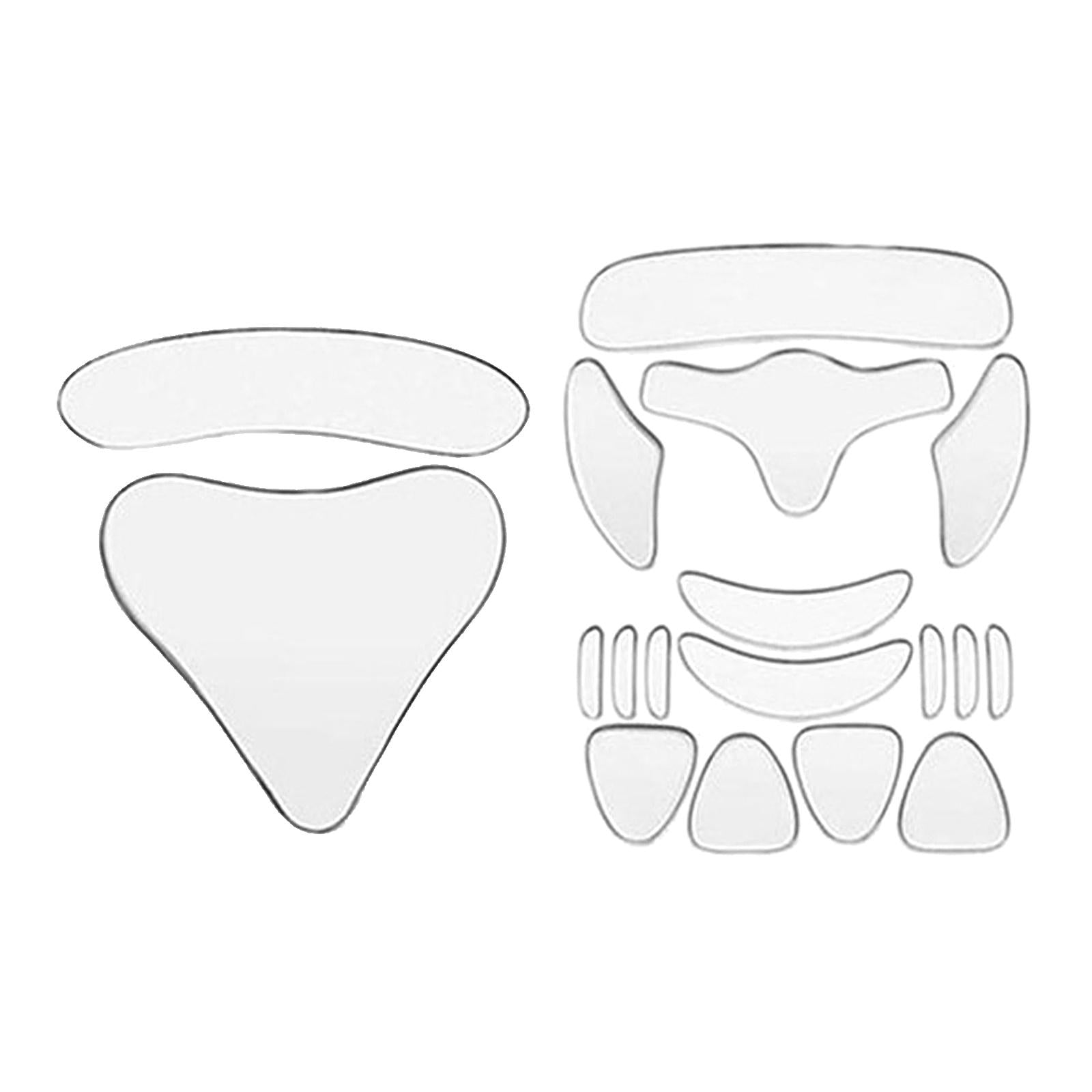 18 Pcs Facial Wrinkle Patches Anti-Aging Stripes for Forehead Eye Neck Chest