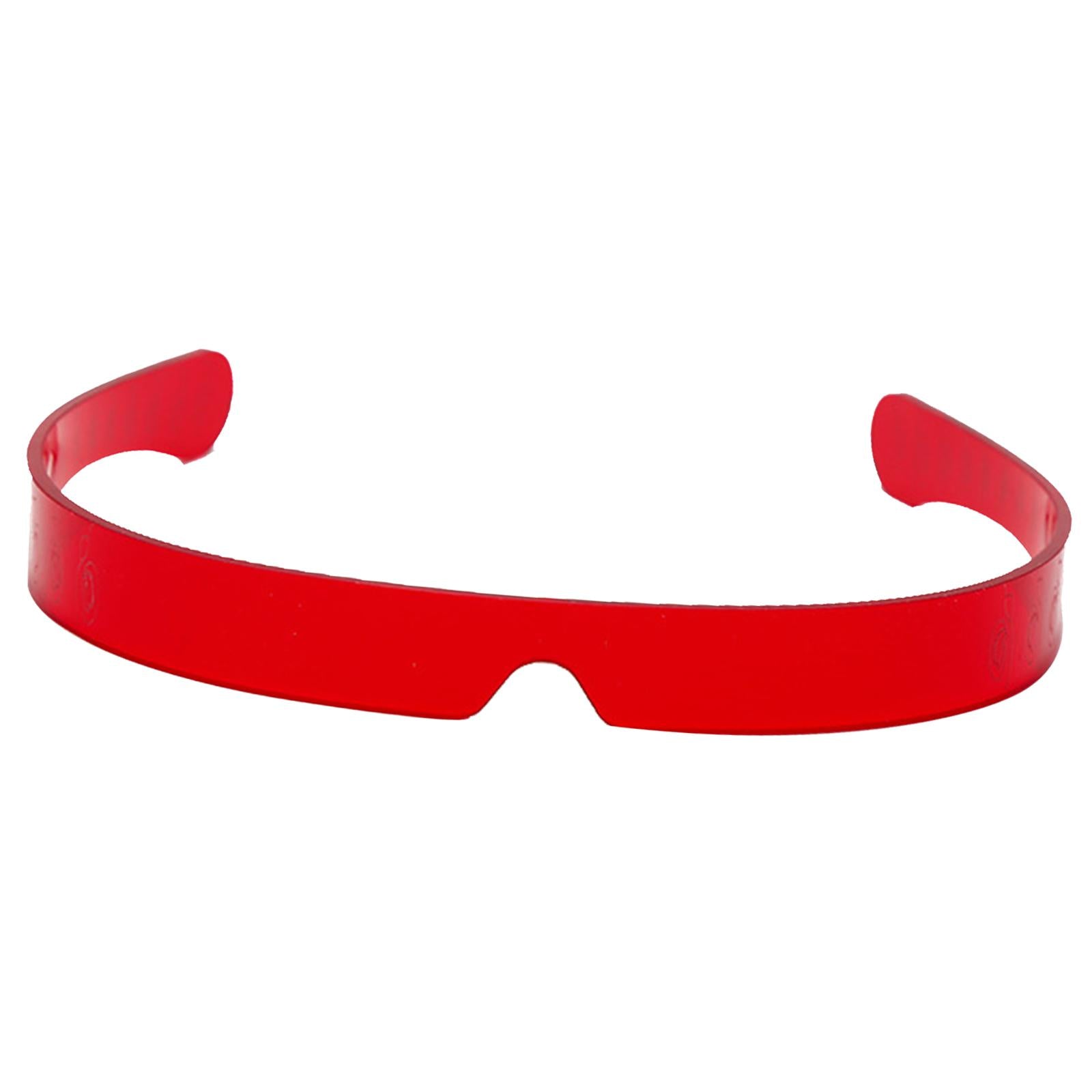 Unisex V-shape Sunglasses Rimless Sun Glasses Fashion Luxury Retro Eyewear Red