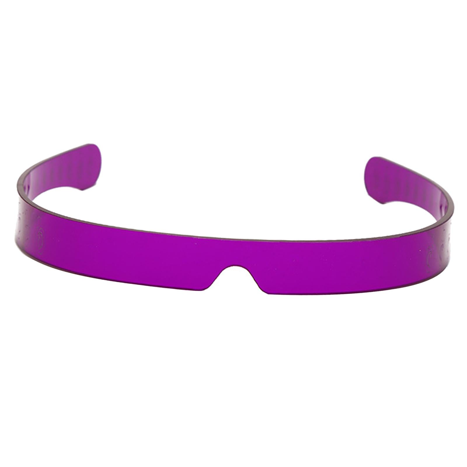Unisex V-shape Sunglasses Rimless Sun Glasses Fashion Luxury Retro Eyewear Purple