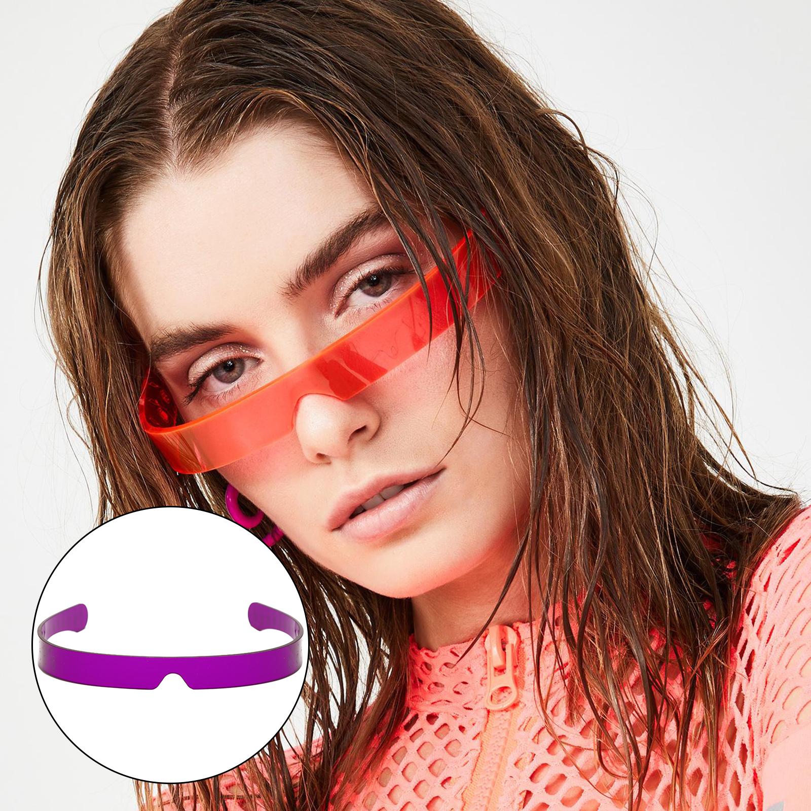 Unisex V-shape Sunglasses Rimless Sun Glasses Fashion Luxury Retro Eyewear Purple