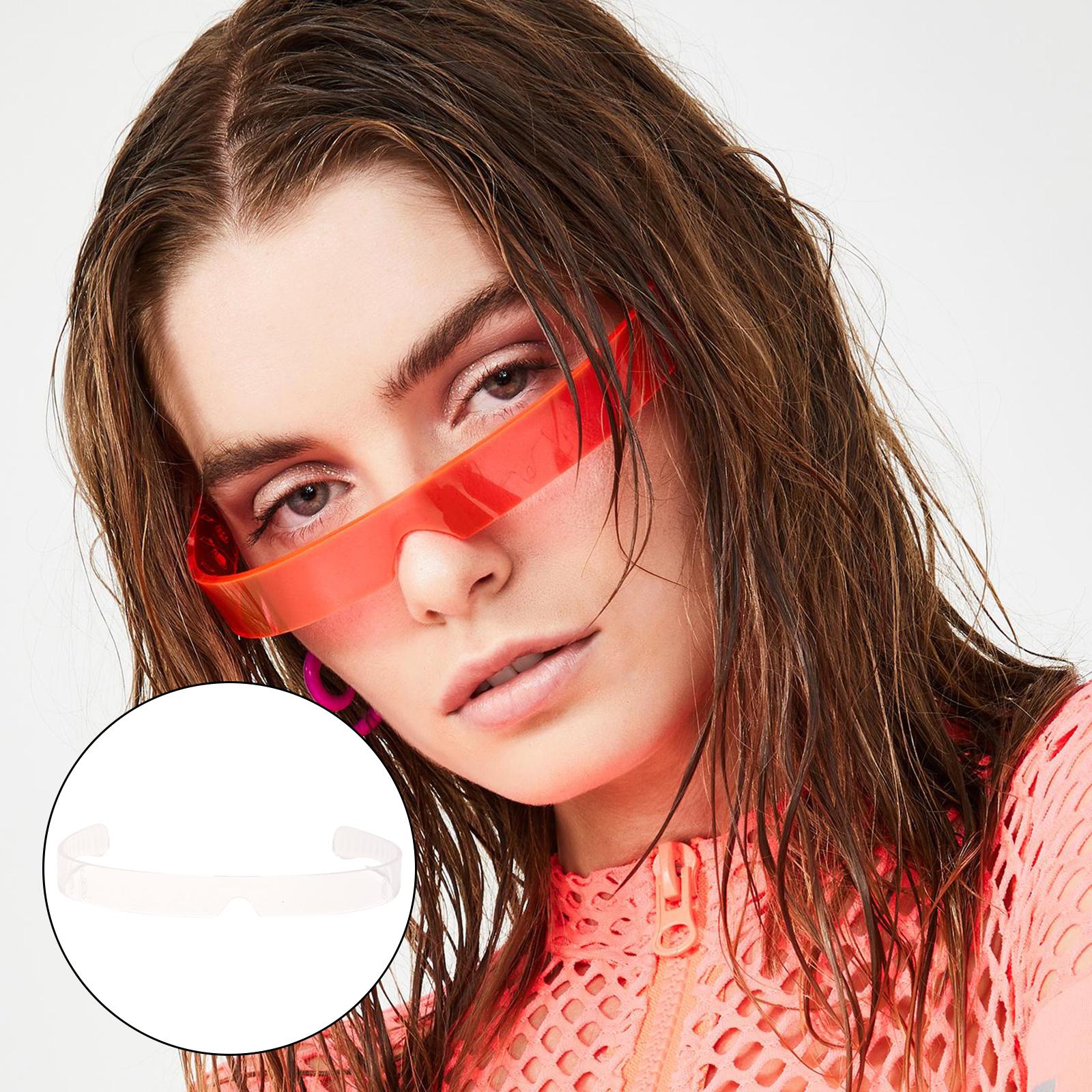 Unisex V-shape Sunglasses Rimless Sun Glasses Fashion Luxury Retro Eyewear Clear