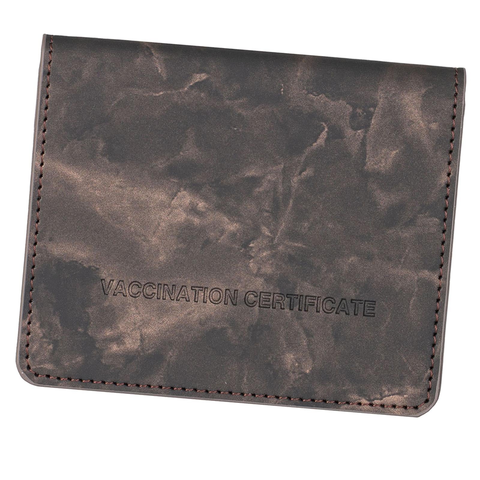 Money Clip PU Leather Wallet ID Credit Card Holder Purse Coin Pouch Black