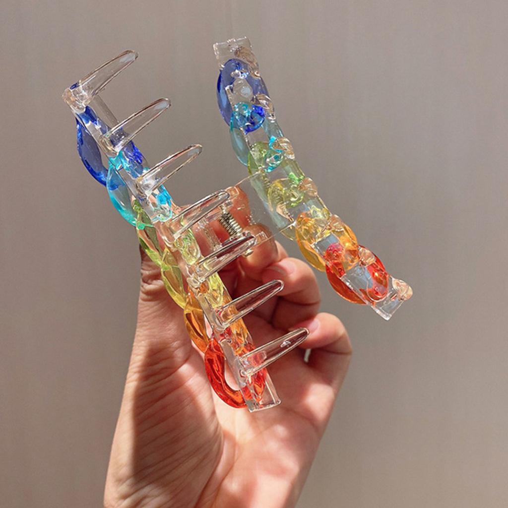 Extra Large Acrylic Hair Claw Clip Hairpins Barrettes Clamp Grip for Women
