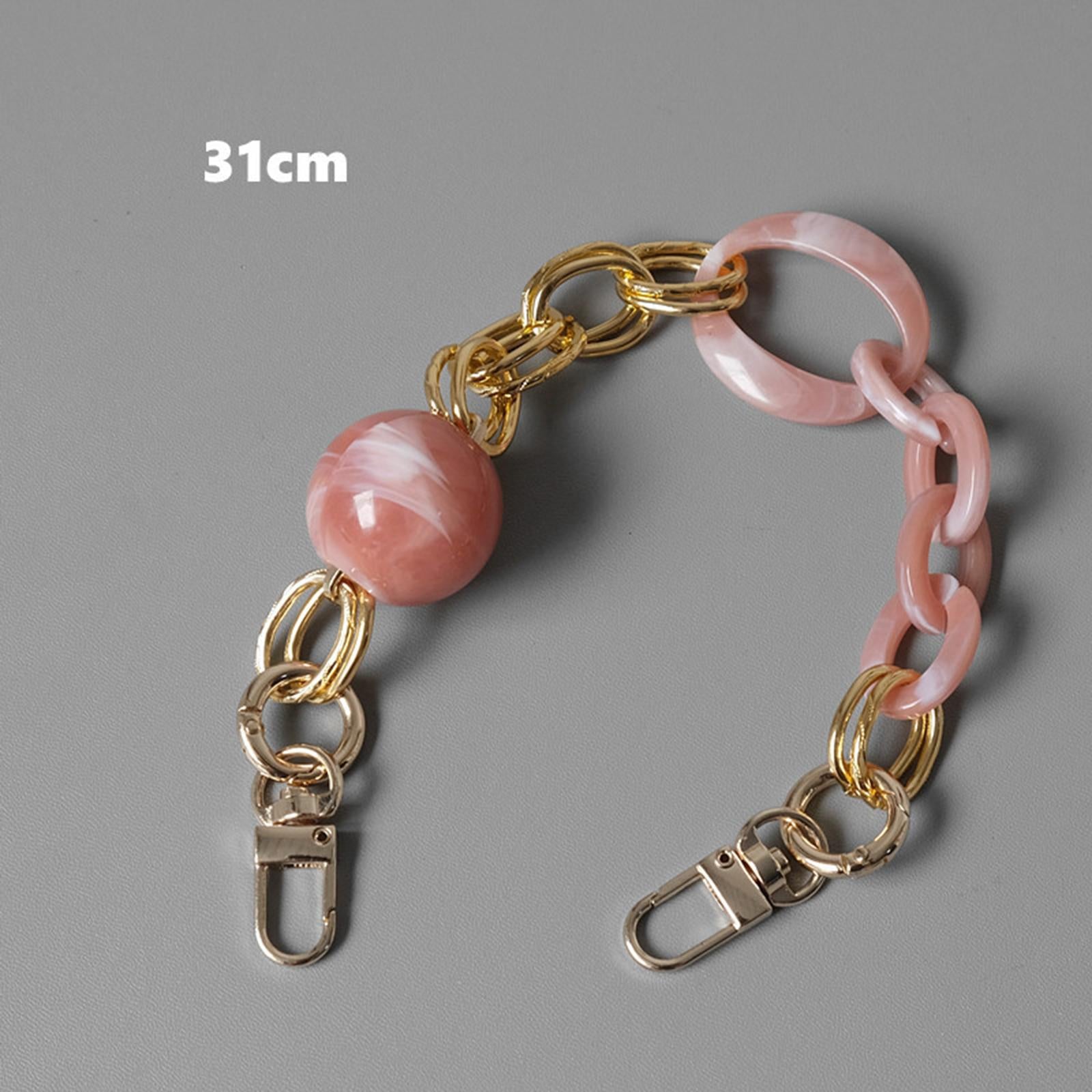 Purse Handle Chain Strap for Handbag Bag Decoration Accessories Blue