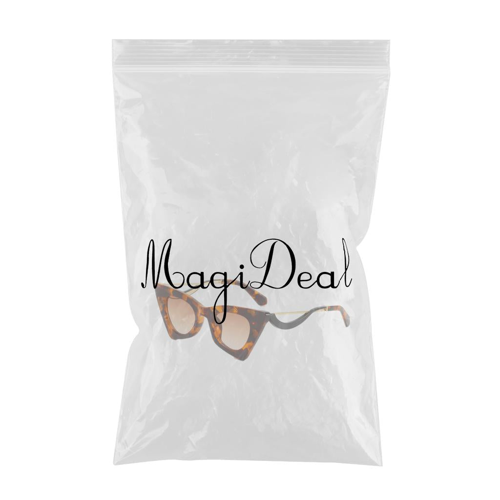 Cat Eye Sunglasses Women Plastic Frame UV Protection Shades Eyewear Brown