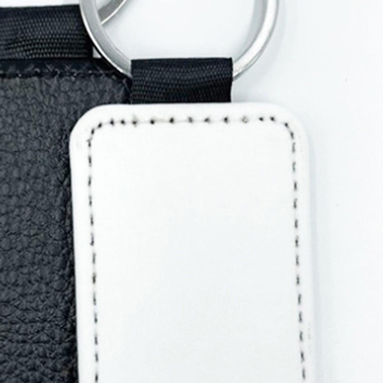 Blank Keychain Key Chain Alloy Key Rings Keyring Bag Tag Craft Rectangle