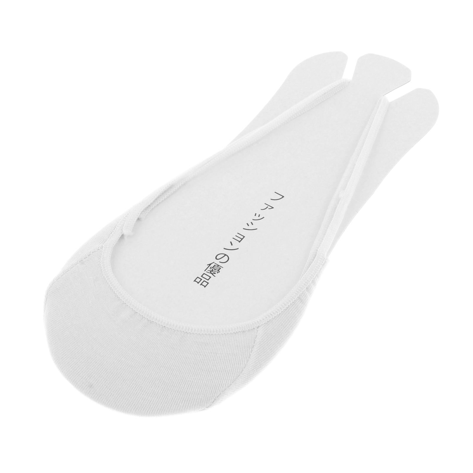 10 Pairs Half Socks with Sling Non-Slip Thin Invisible Hidden Socks White